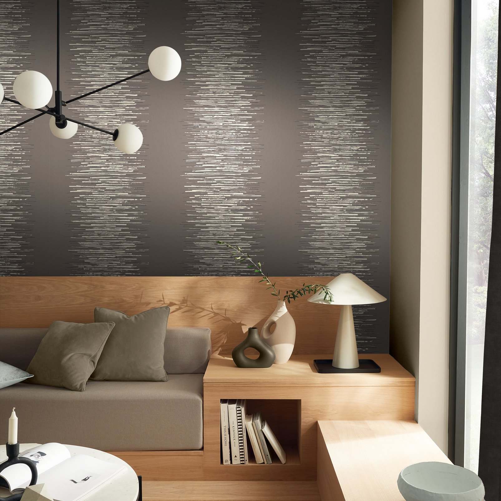 Tornado Stripe Neutral Wallpaper Tornado Stripe Neutral Wallpaper