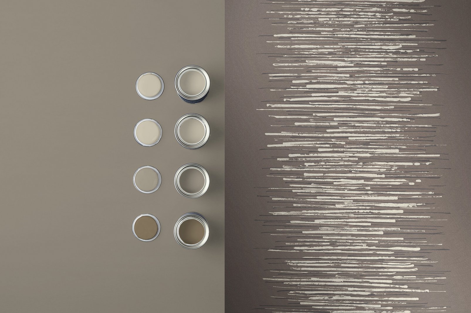 Tornado Stripe Neutral Wallpaper
