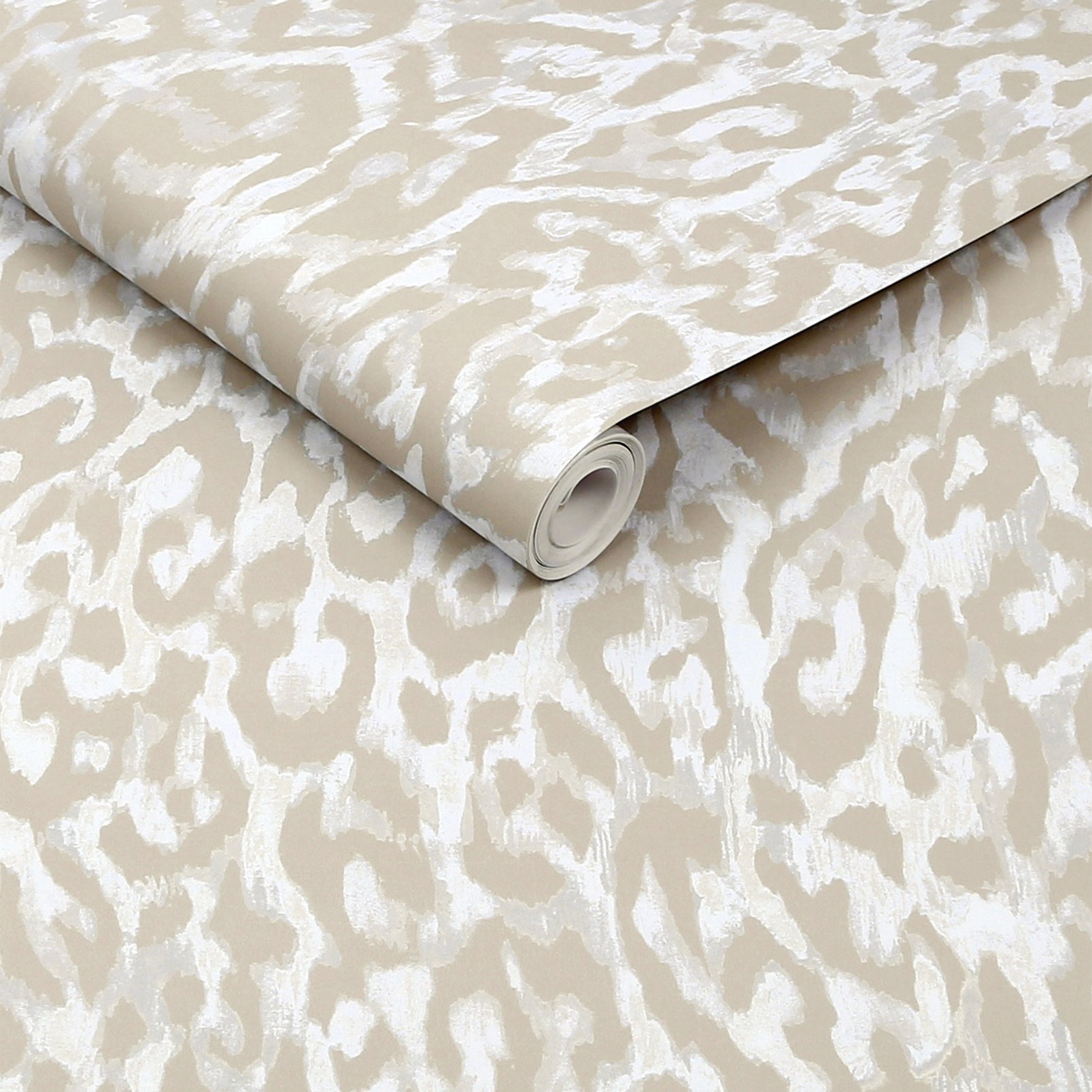 Nicole Miller Laid Back Leopard Peel & Stick Twine Wallpaper Nicole Miller Laid Back Leopard Peel & Stick Twine Wallpaper