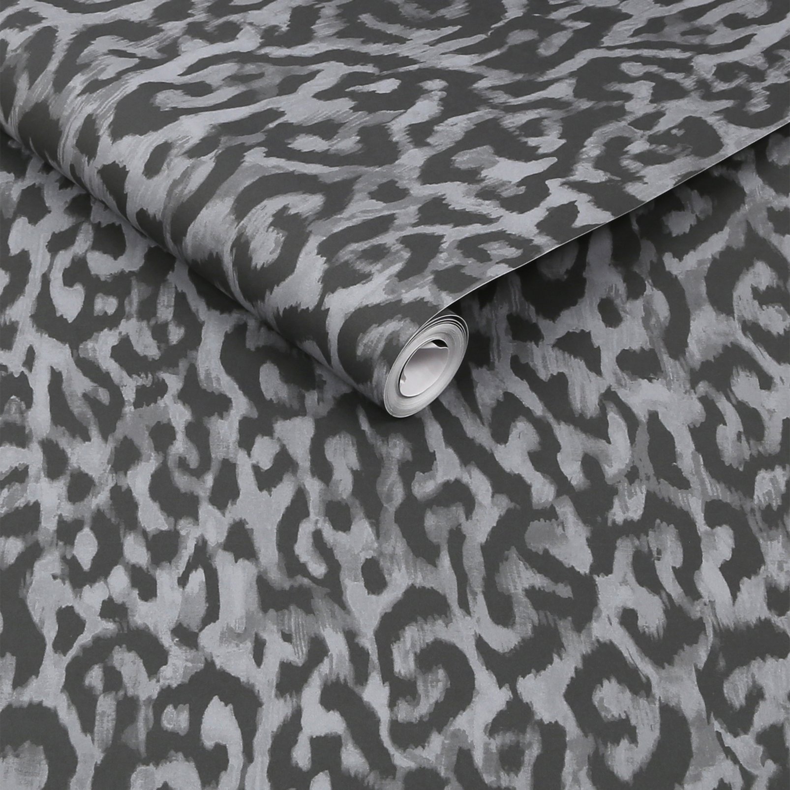 Nicole Miller Laid Back Leopard Peel & Stick Black Wallpaper Nicole Miller Laid Back Leopard Peel & Stick Black Wallpaper