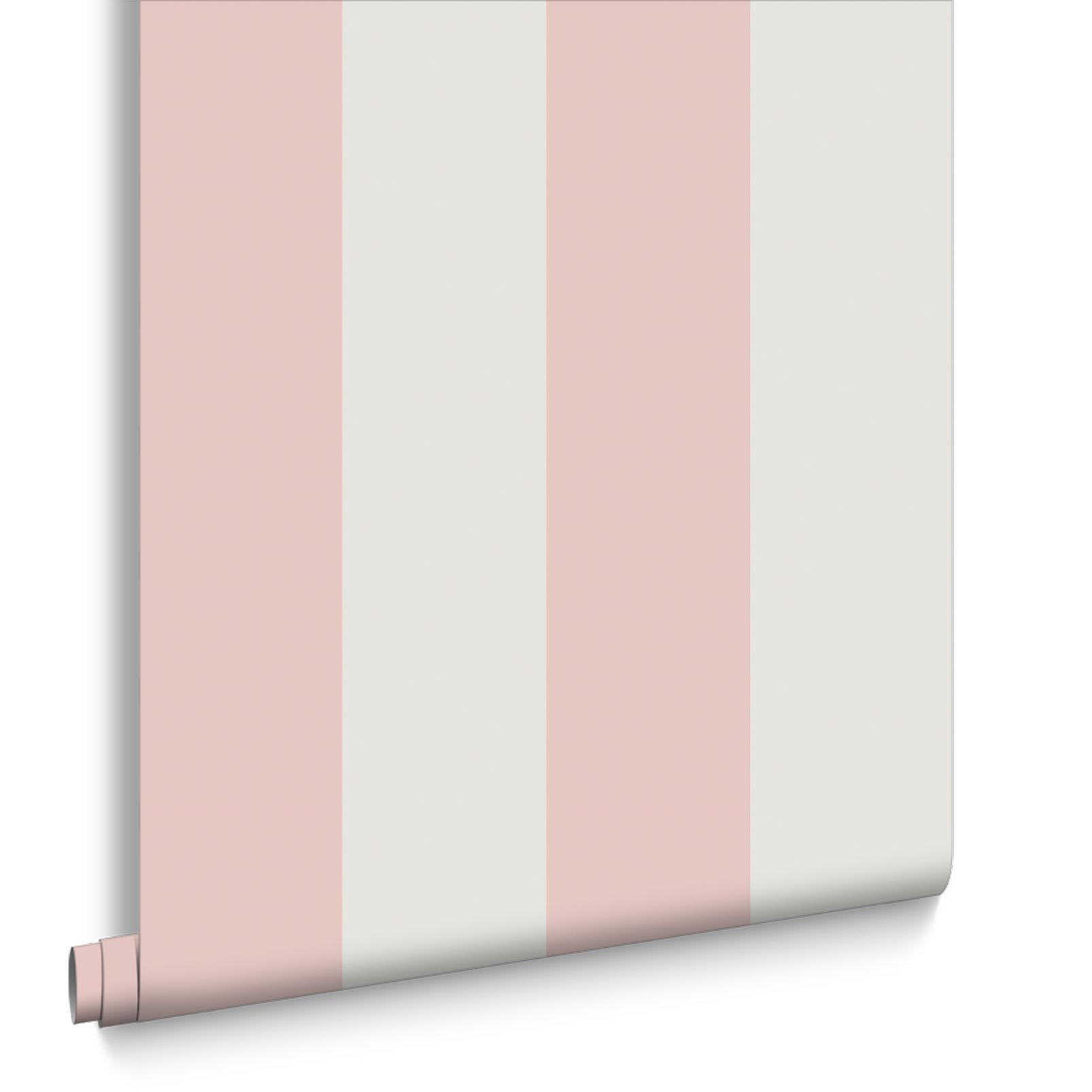 Quartet Sripe Blush Wallpaper