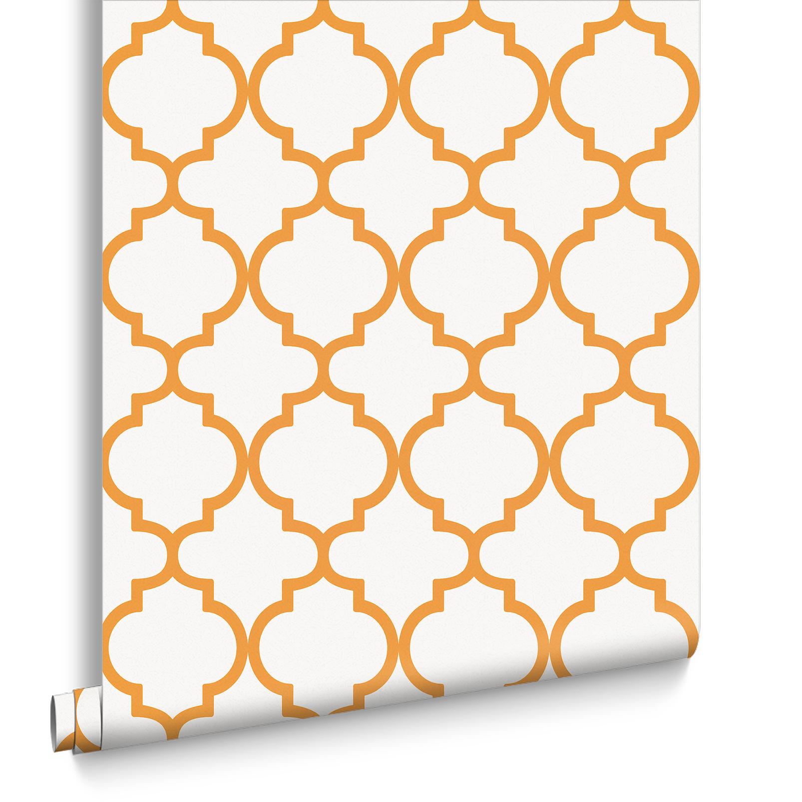 Trellia Orange Wallpaper