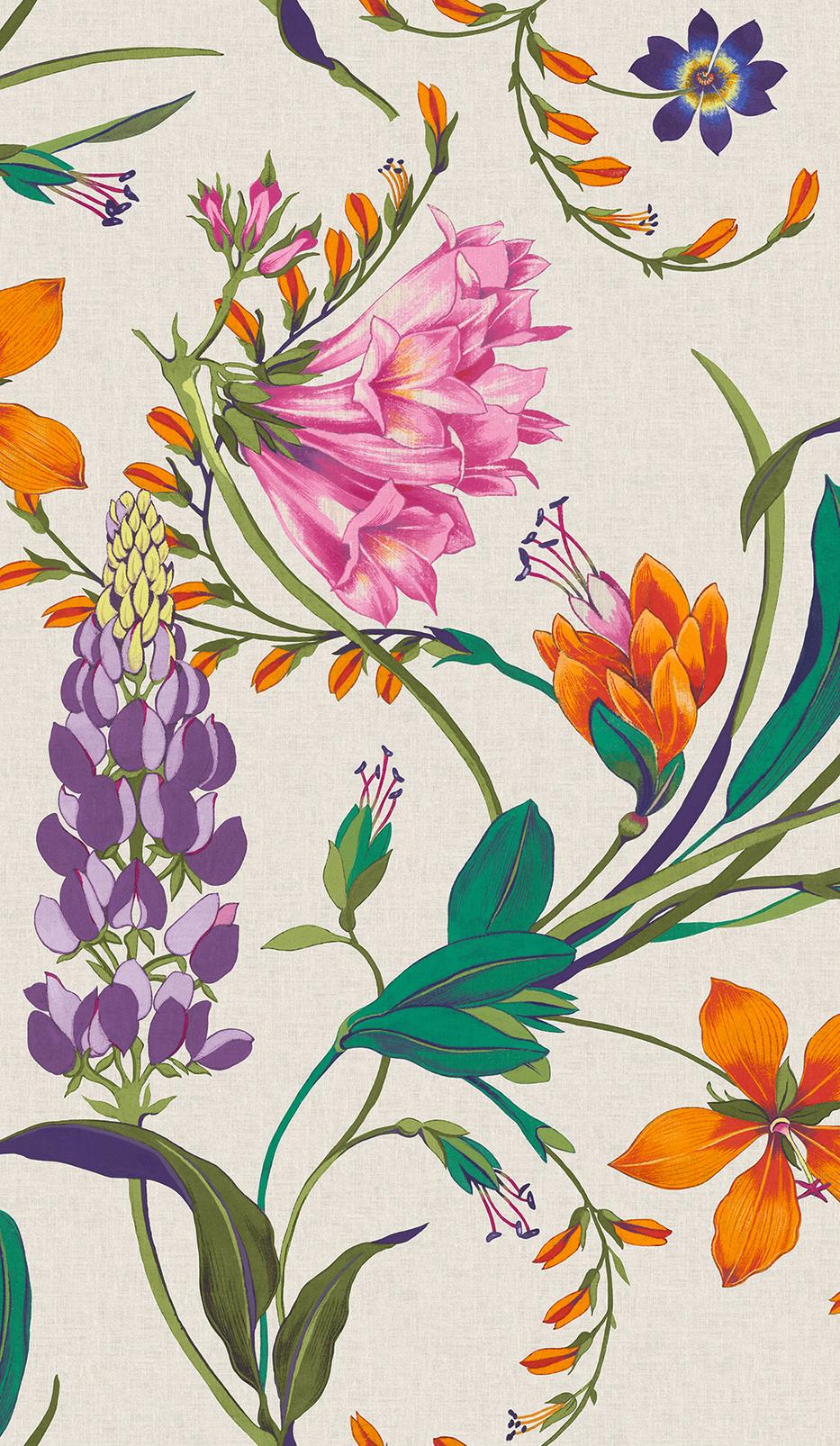 Botanists Scroll Vivant Wallpaper