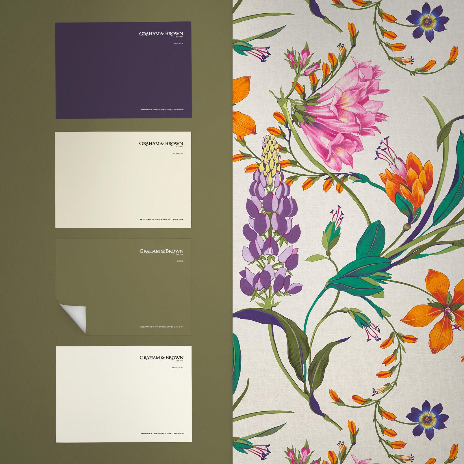 Botanists Scroll Vivant Wallpaper