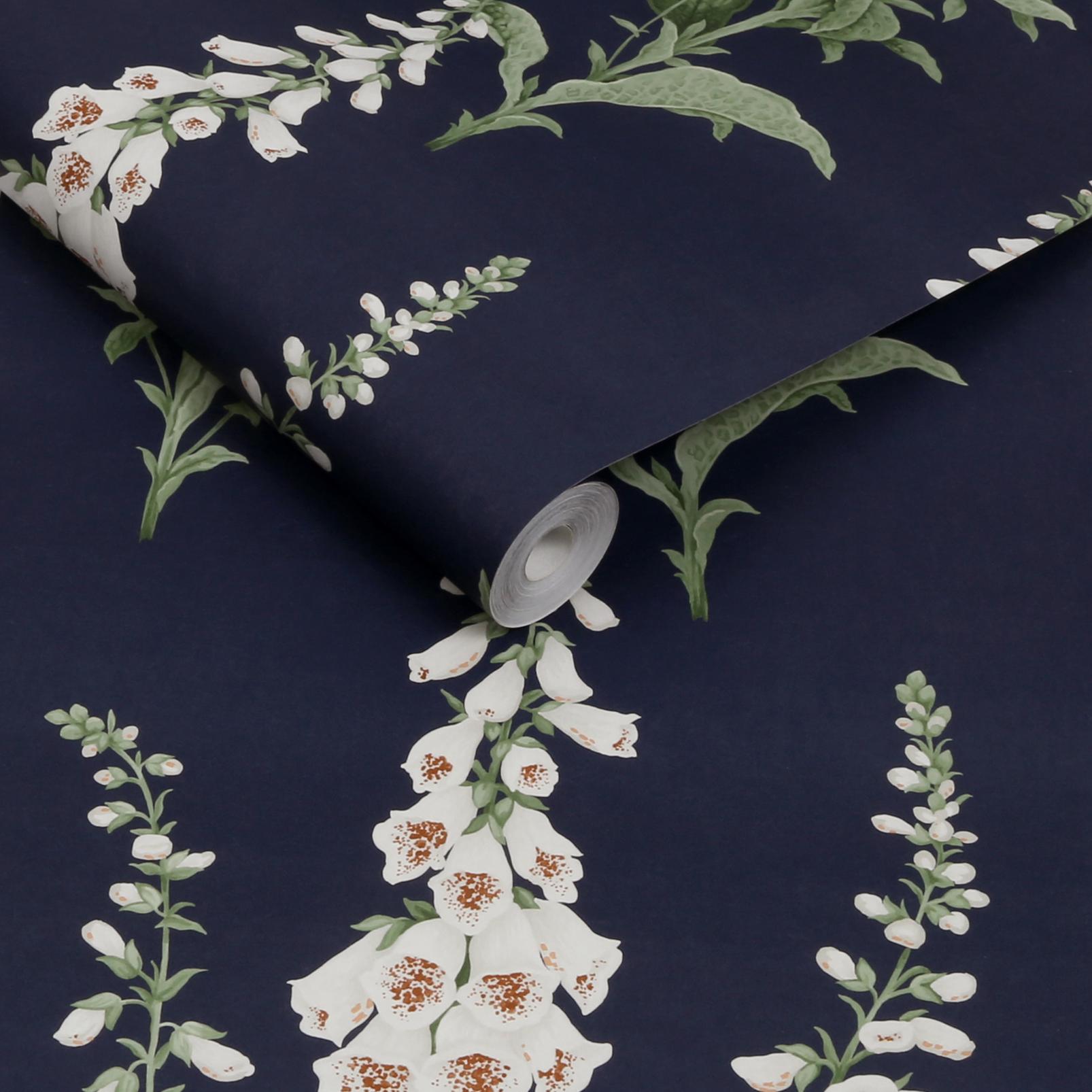 Foxglove Midnight Wallpaper