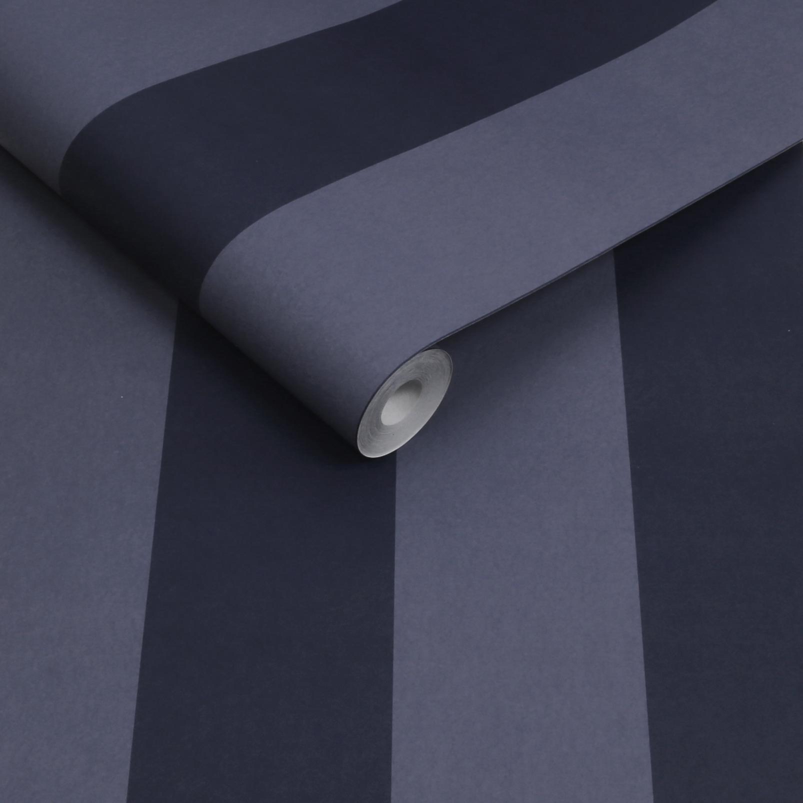 Quartet Stripe Midnight Wallpaper
