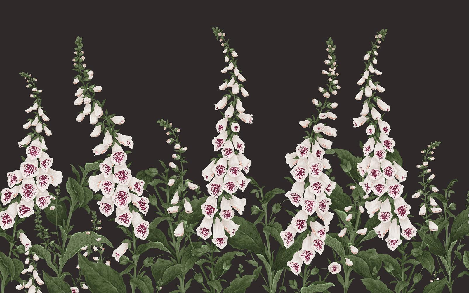 Foxglove Night Bespoke Mural