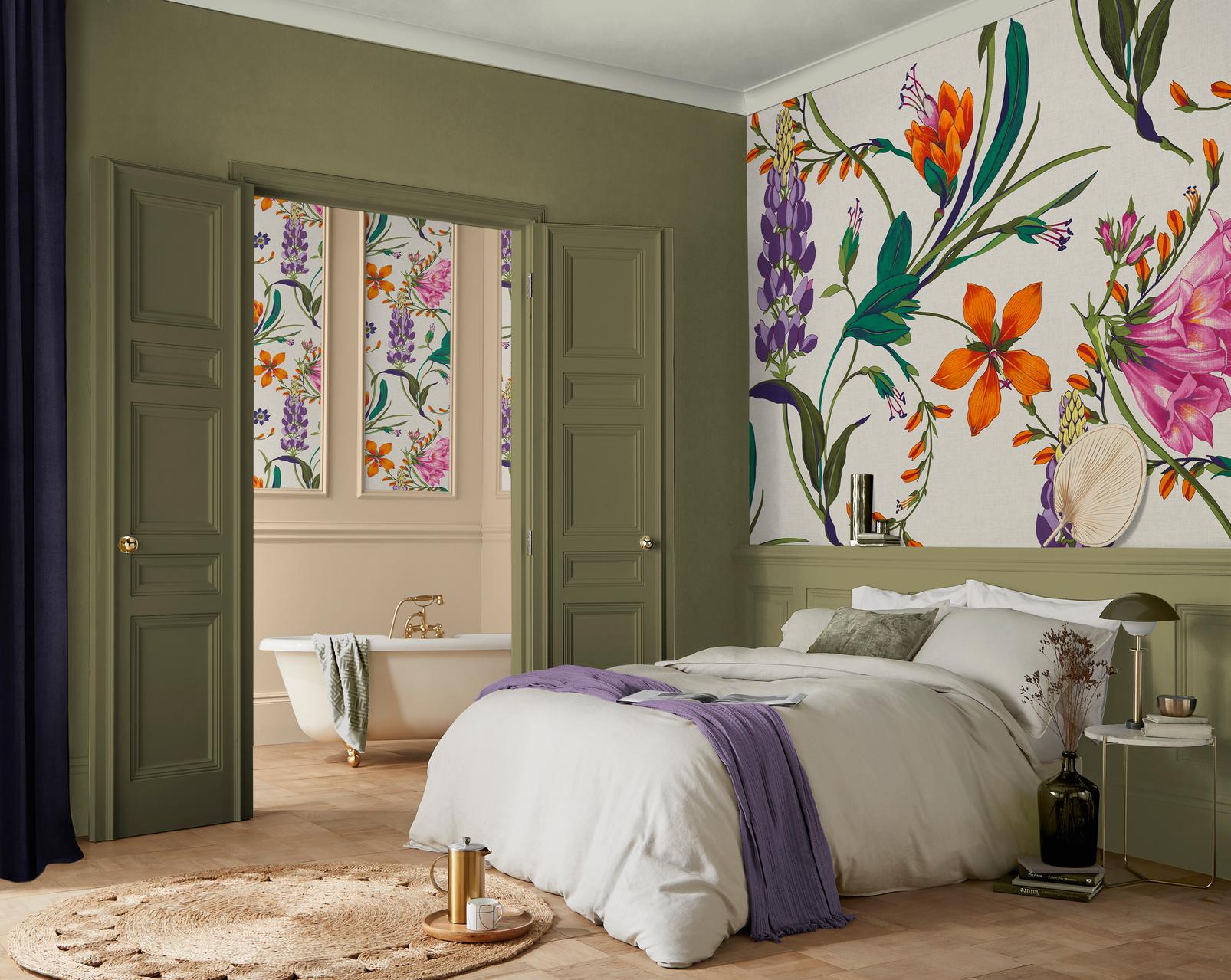 Botanist's Scroll Vivant Bespoke Mural