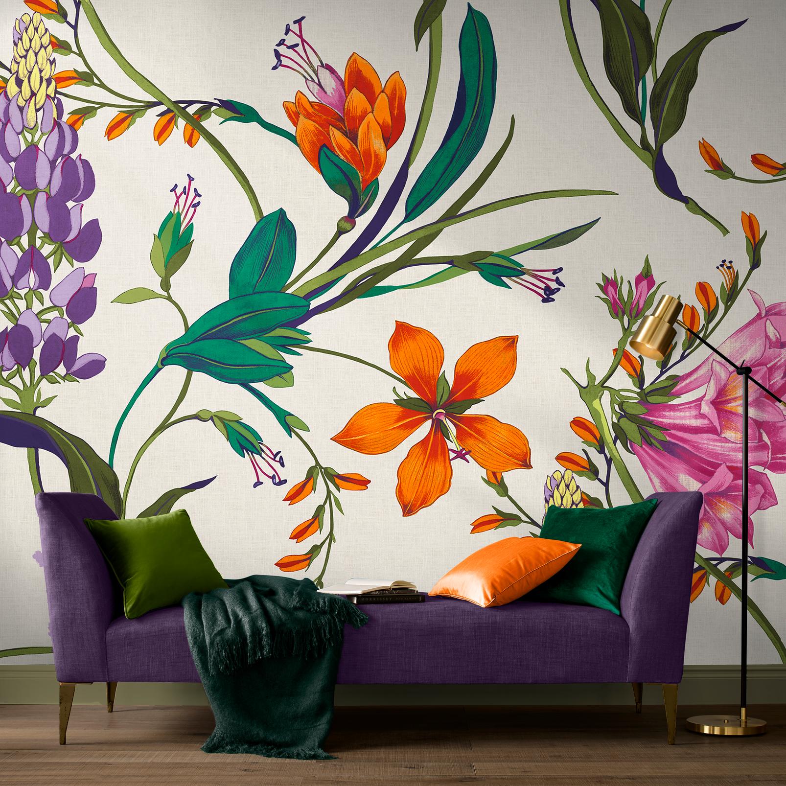 Botanist's Scroll Vivant Bespoke Mural