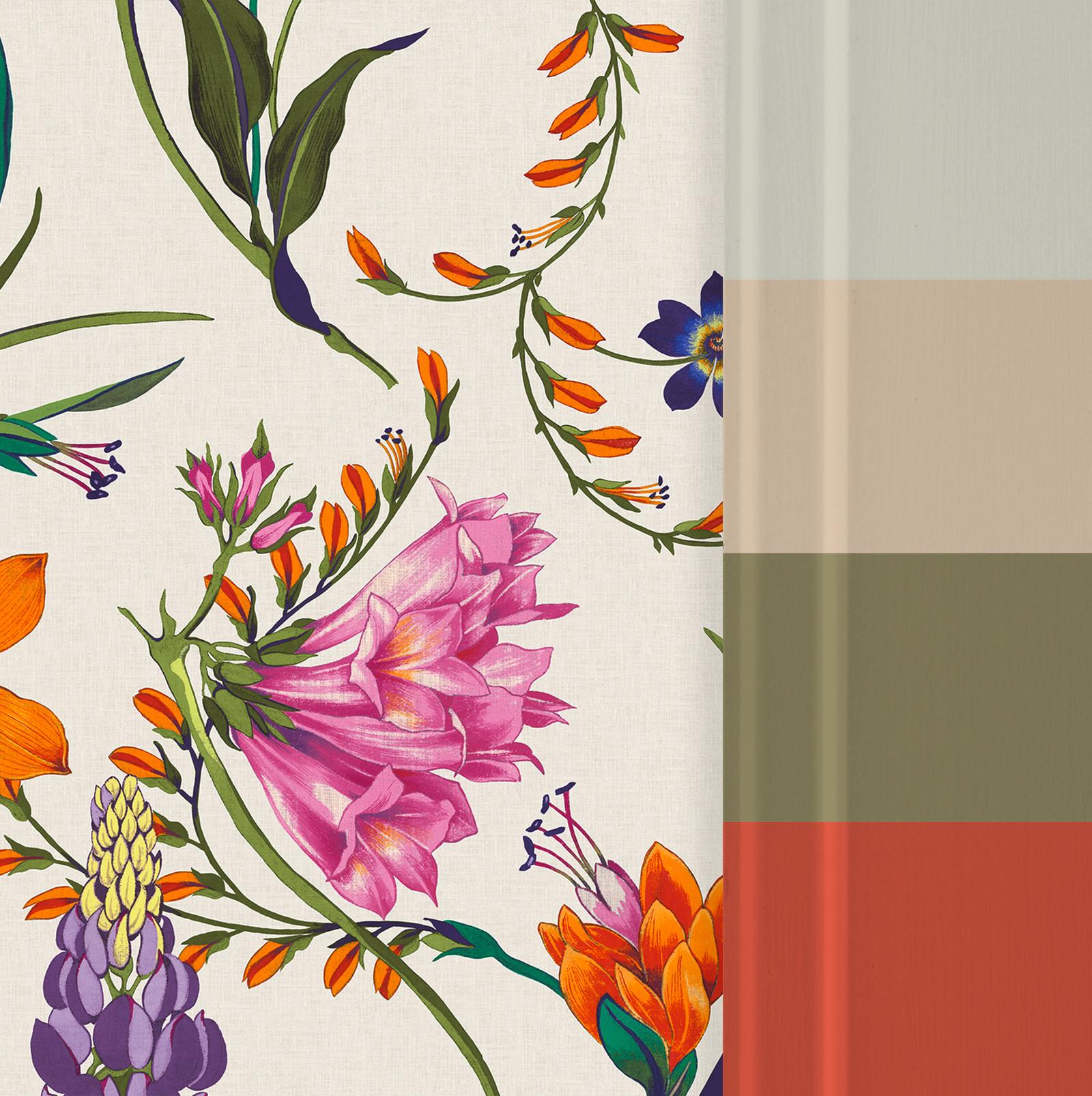 Botanist's Scroll Vivant Bespoke Mural