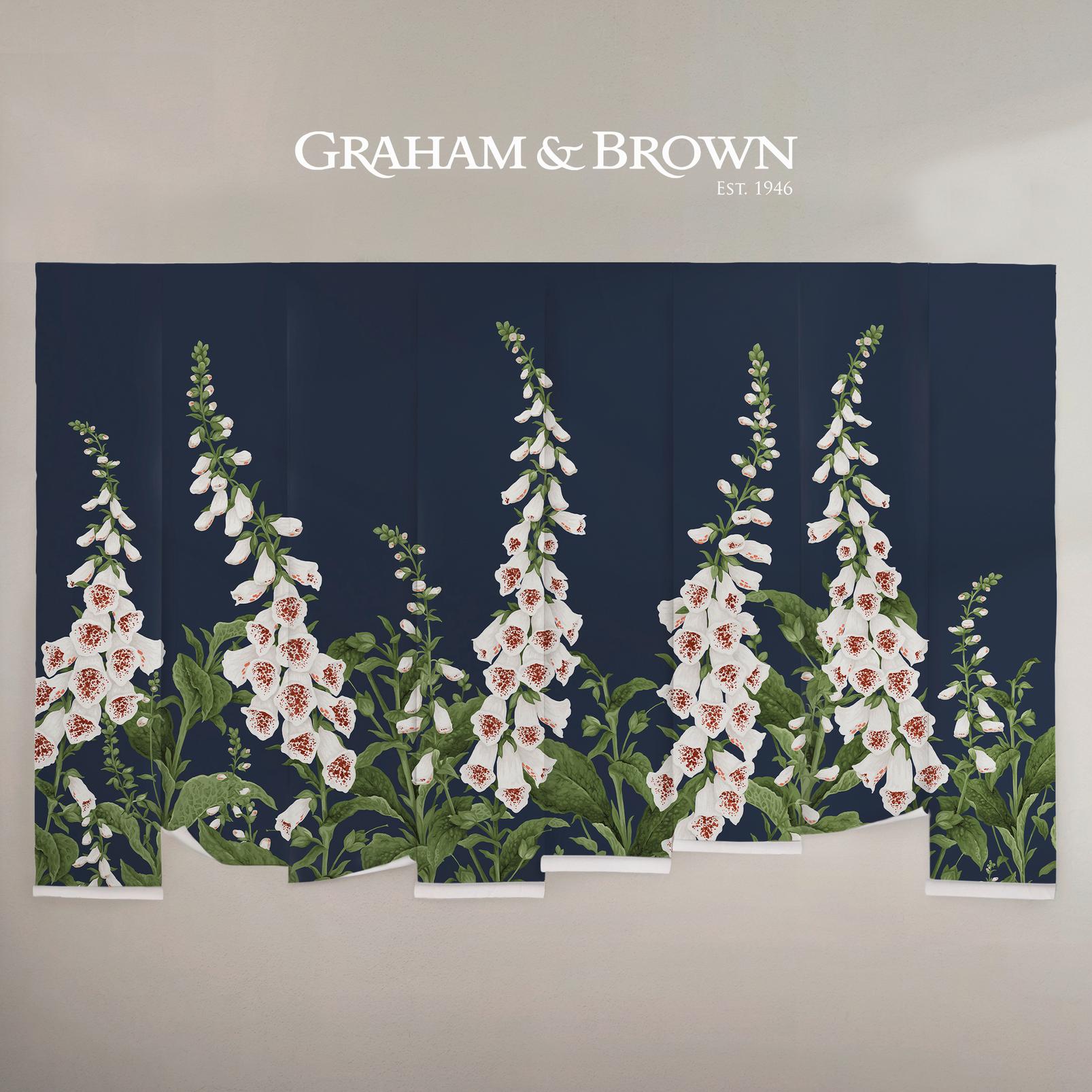 Foxglove Midnight Bespoke Mural 