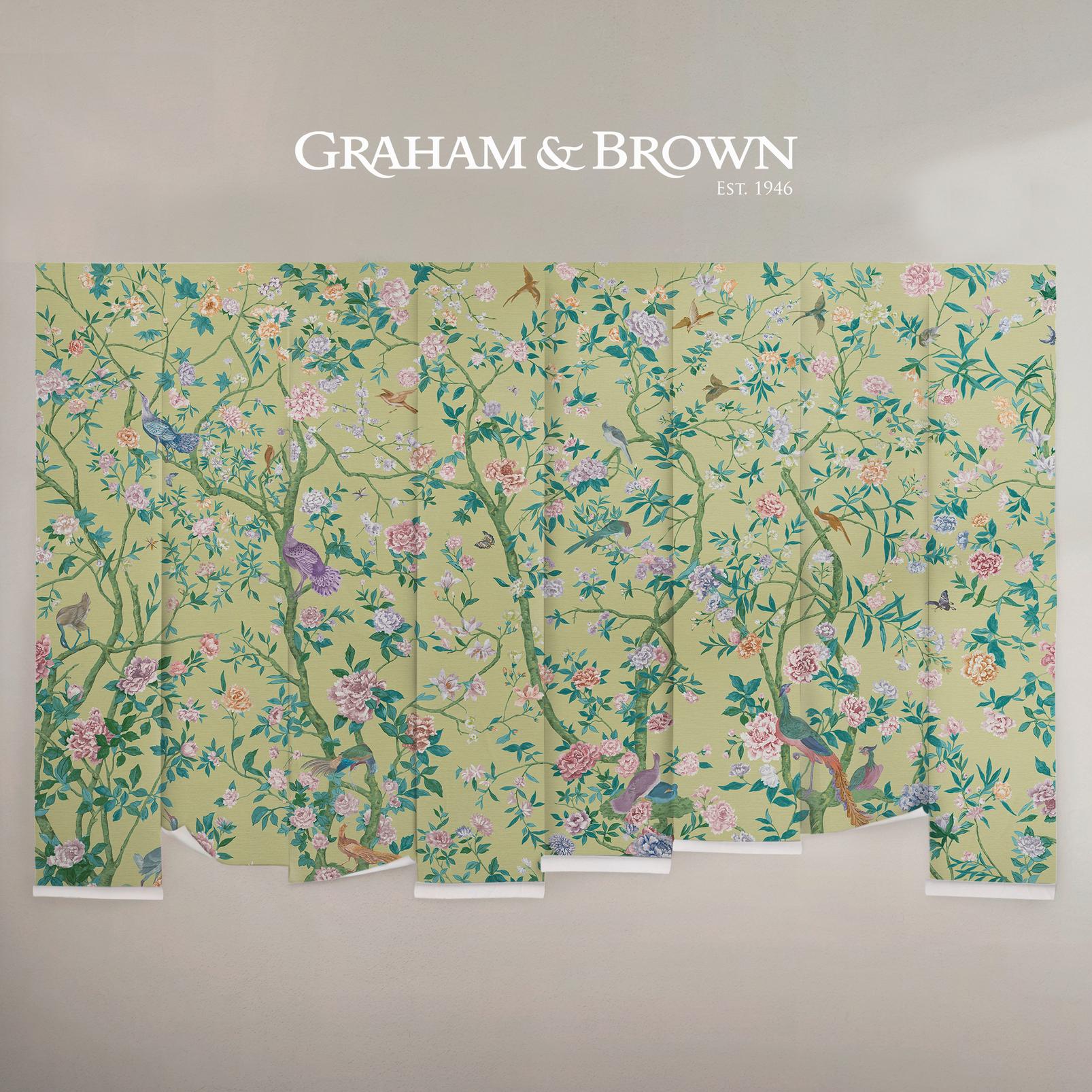 Chinoiserie Green Bespoke Mural