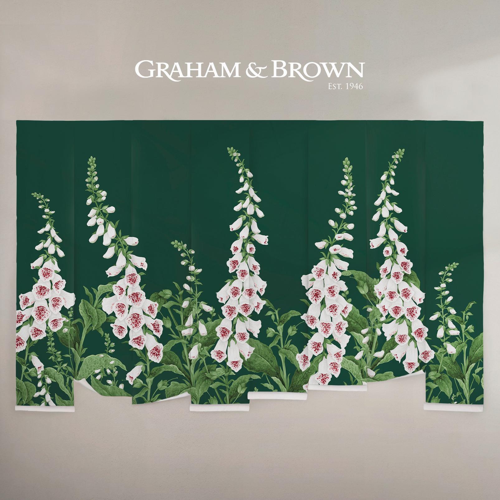 Foxglove Emerald Bespoke Mural