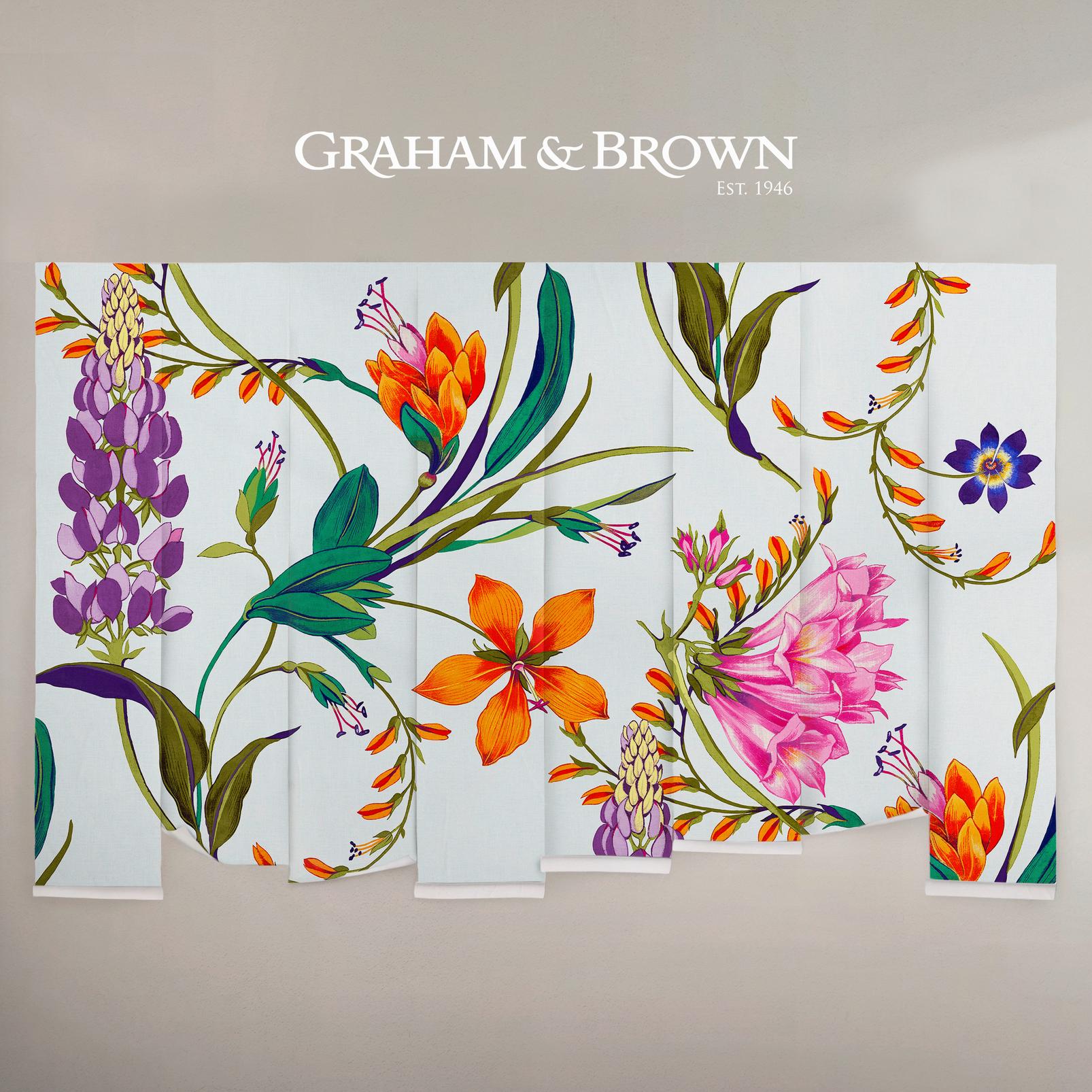Botanist's Scroll Duck Egg Bespoke Mural