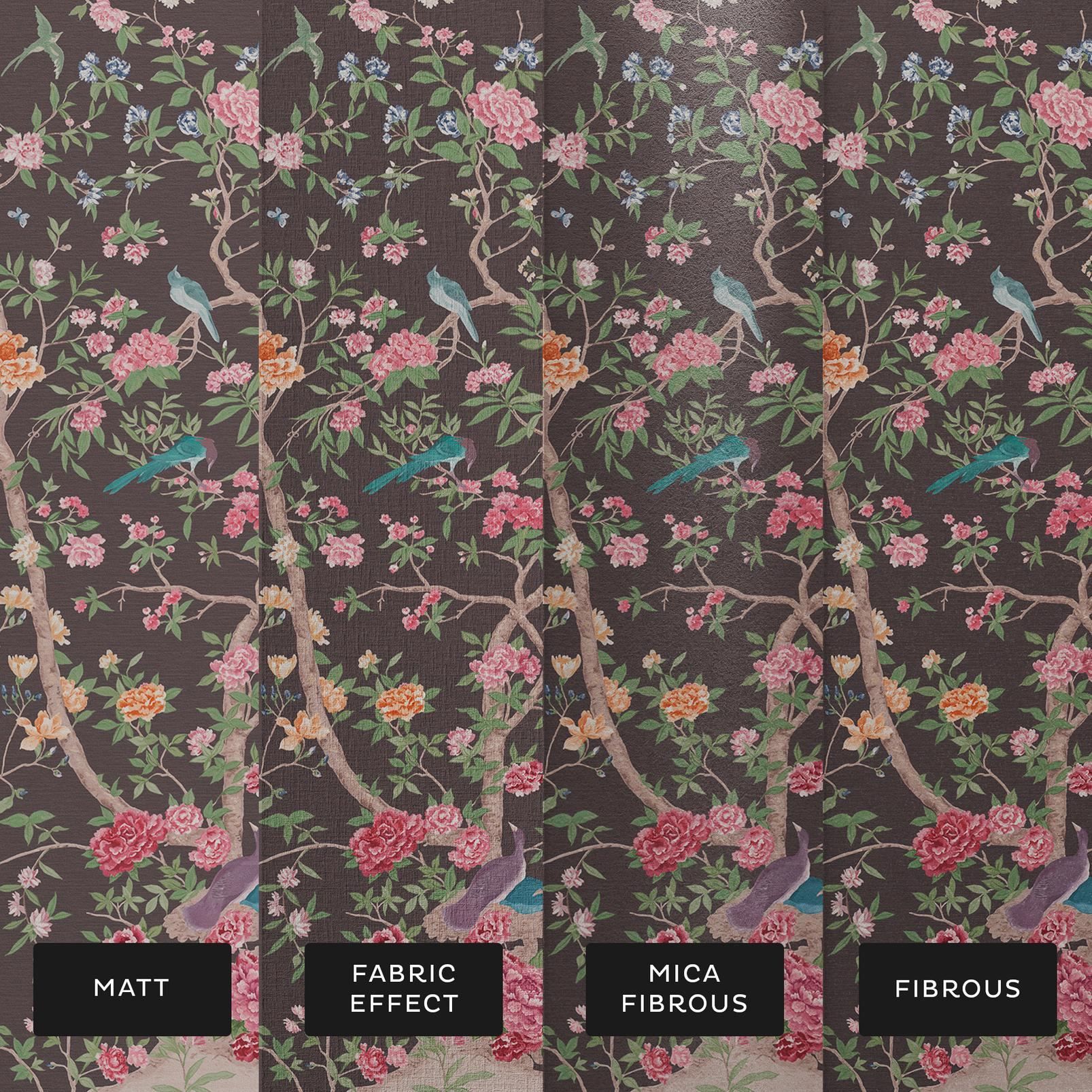 Chinoiserie Charcoal Bespoke Mural
