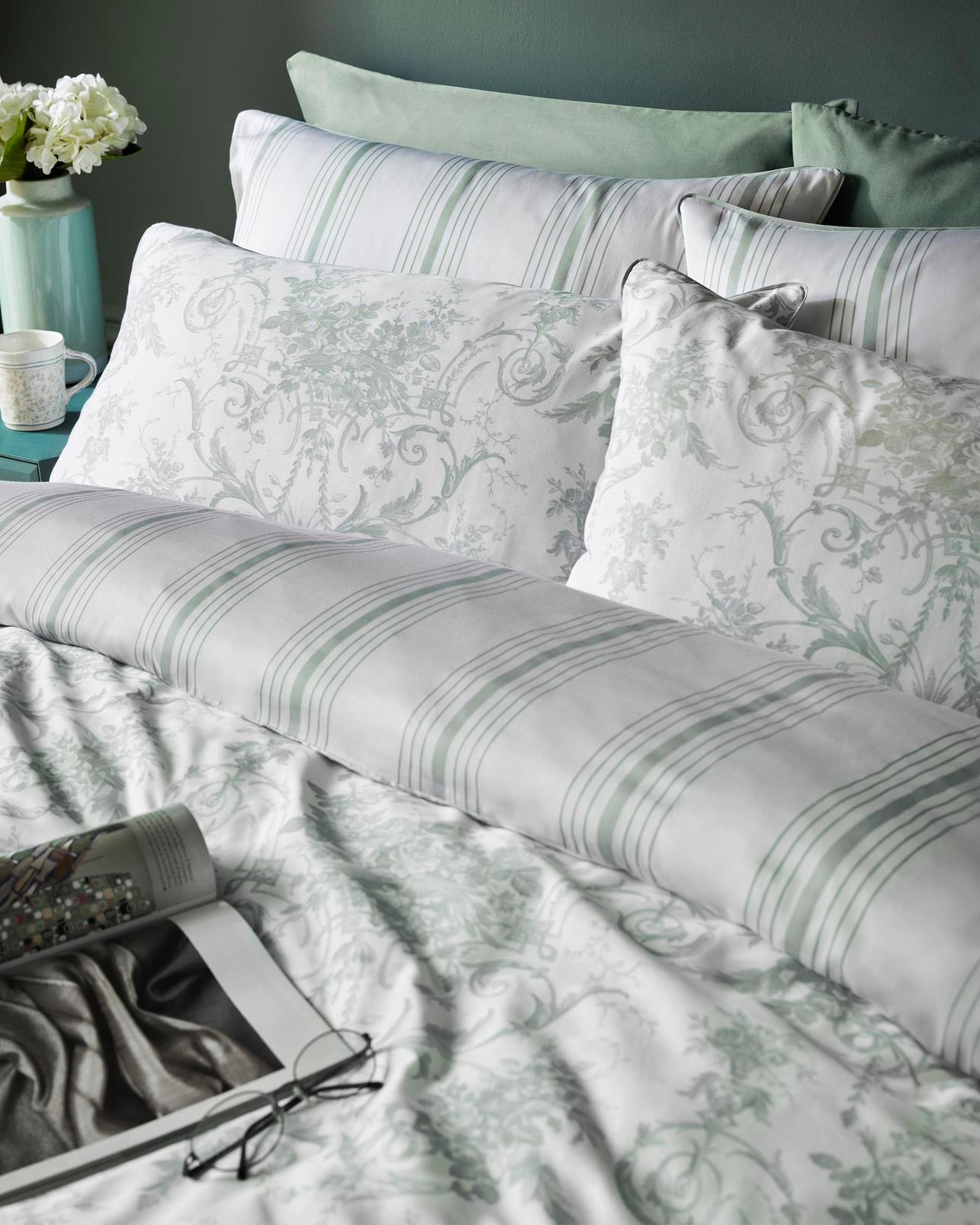 Tuileries Sage Duvet Cover Set
