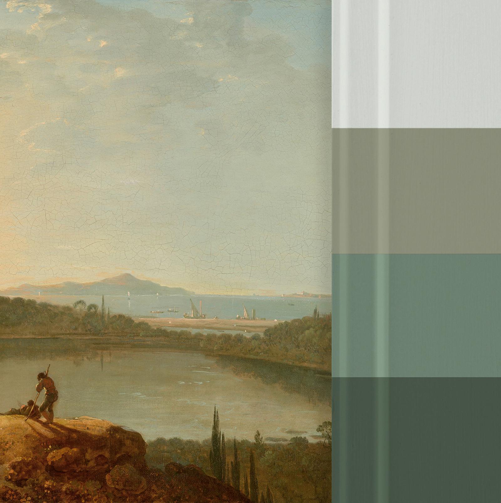 Lake Avernus and the Island of Capri Bespoke Mural