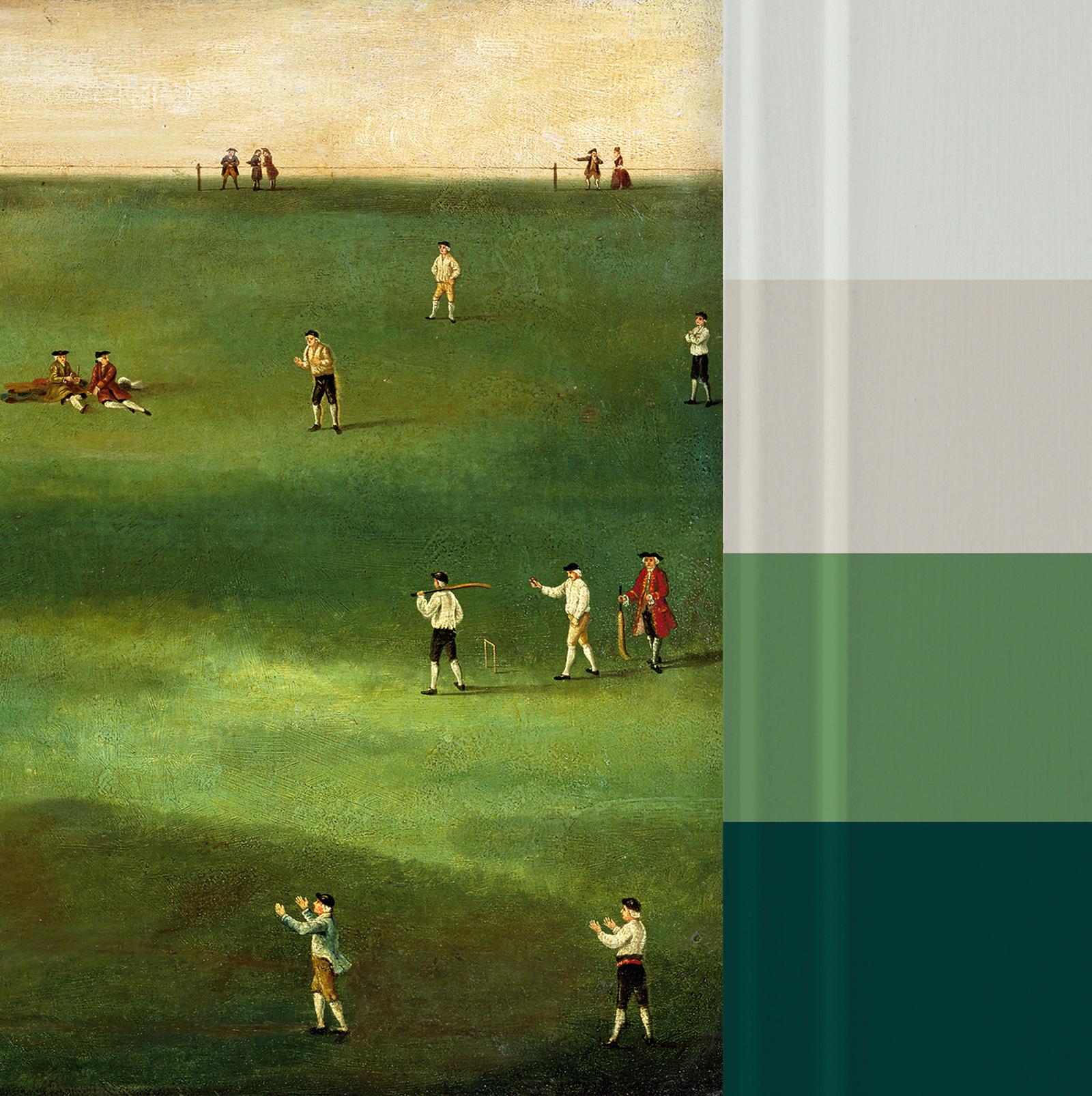 An Exact Representation of the Game of Cricket Bespoke Mural