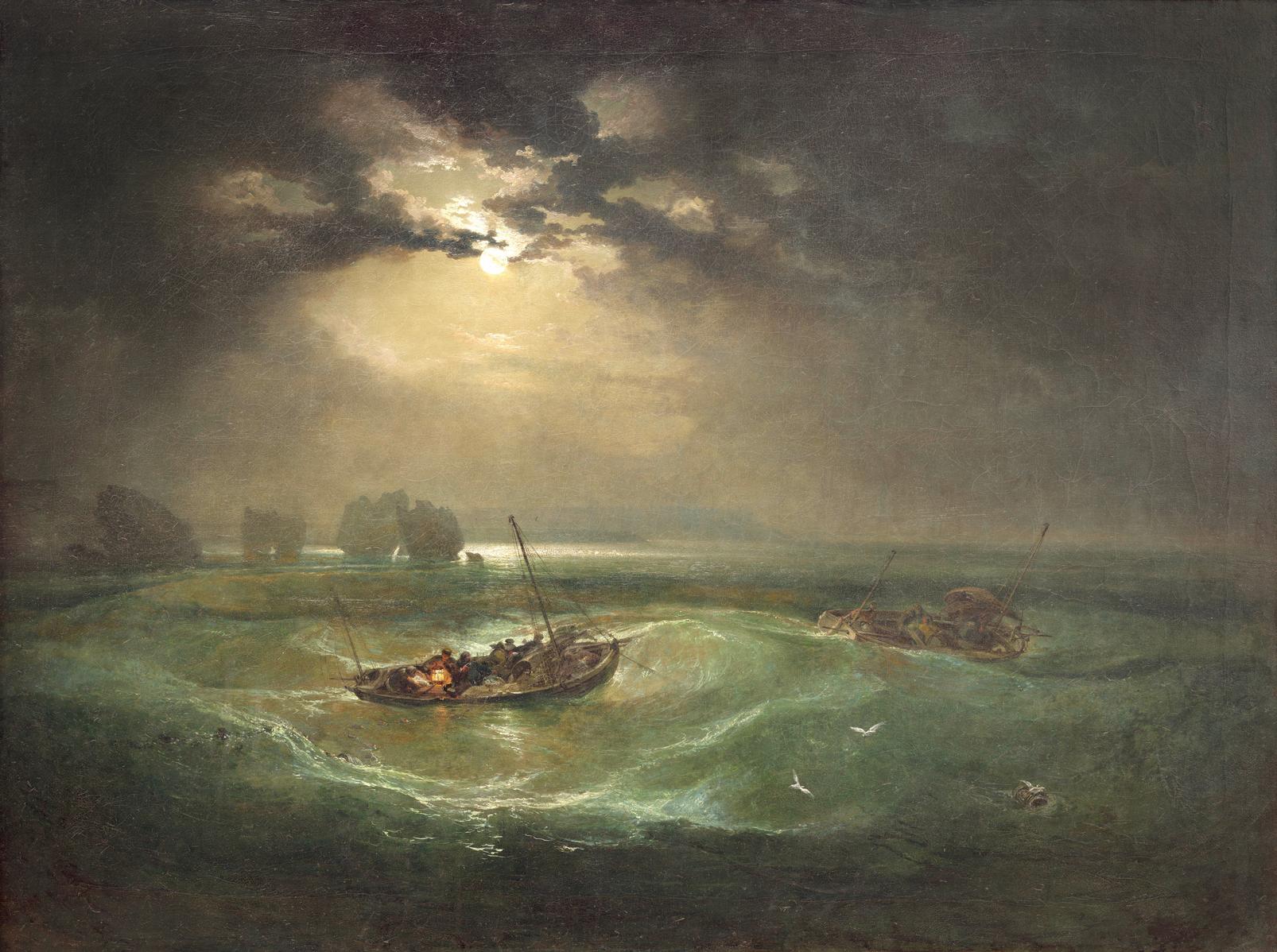 Fishermen at Sea Bespoke Mural