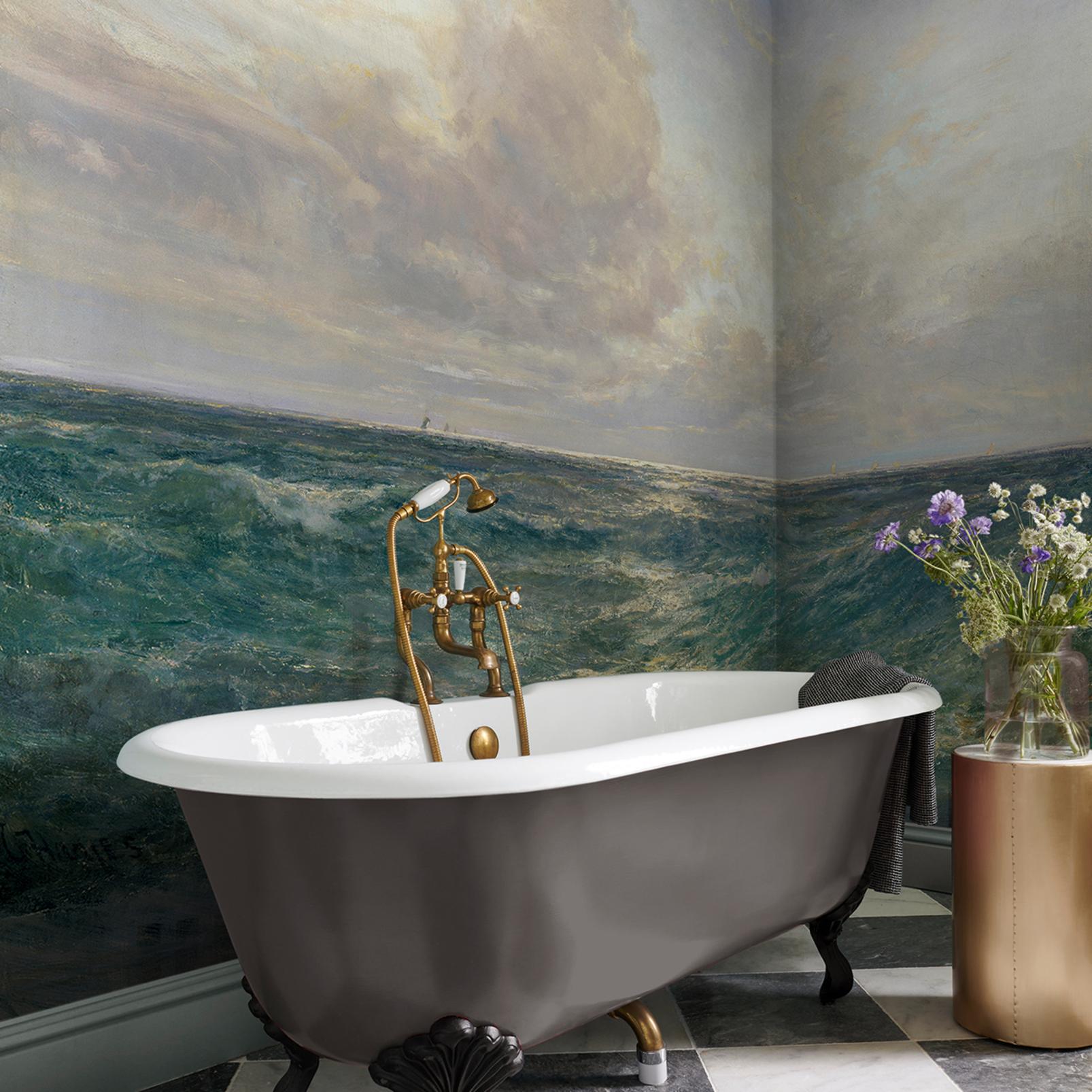 Sunset at Sea: From Harlyn Bay, Cornwall Bespoke Mural