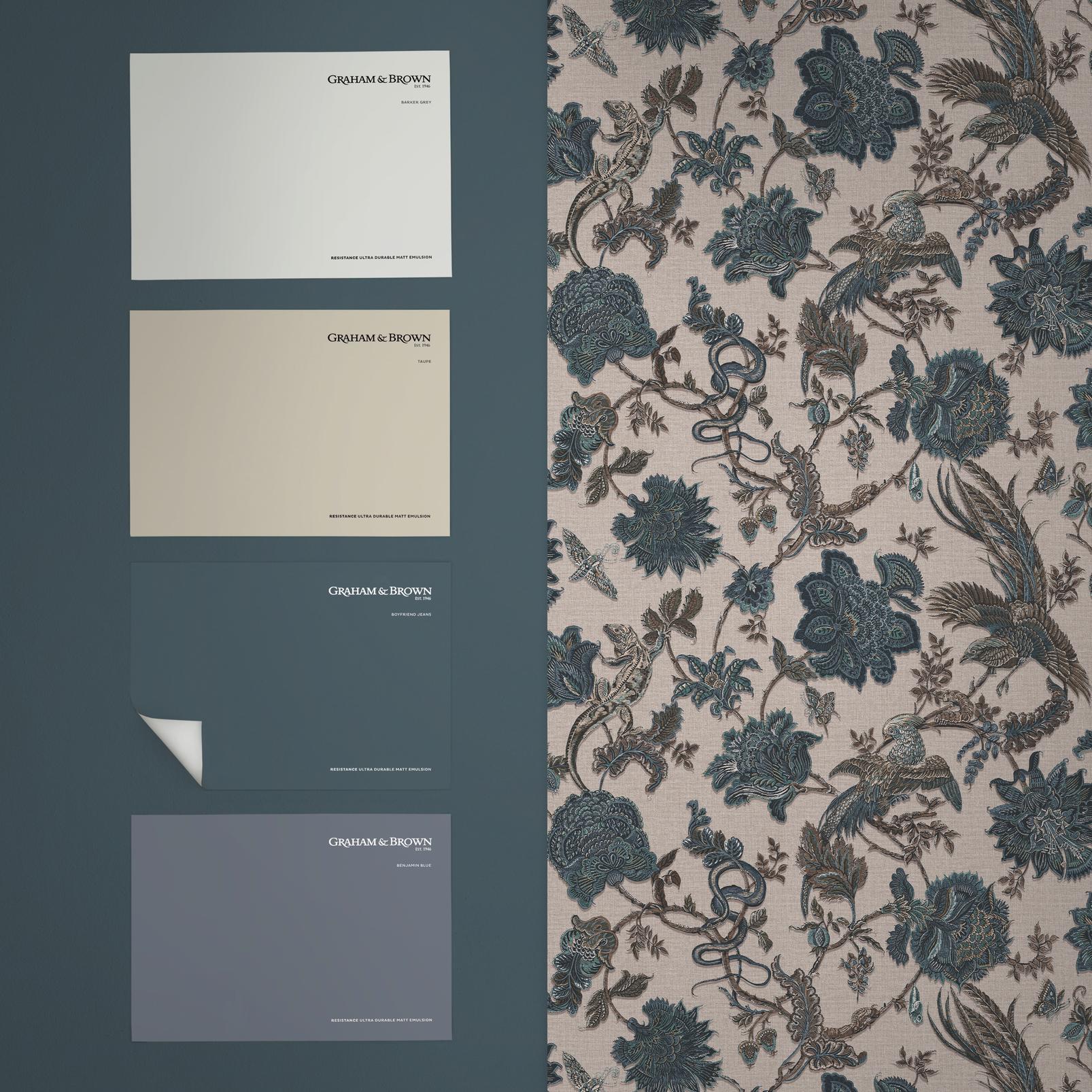 Eternal Weave Denim  Wallpaper