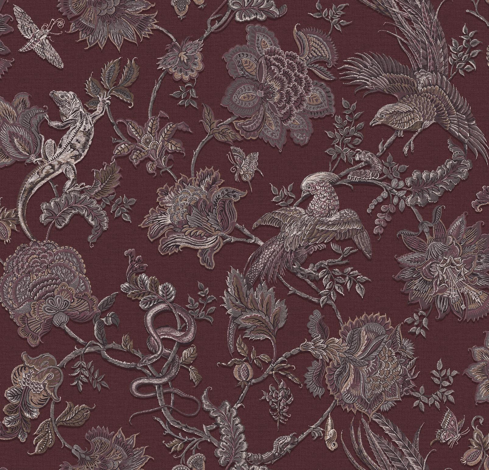 Eternal Weave Damson Wallpaper Eternal Weave Damson Wallpaper