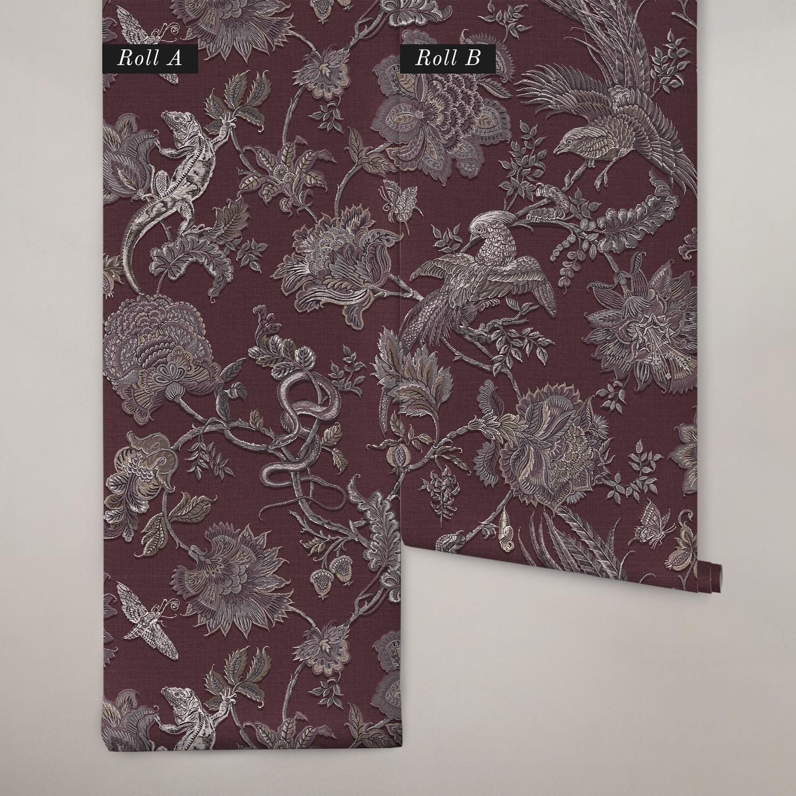 Eternal Weave Damson Wallpaper Eternal Weave Damson Wallpaper