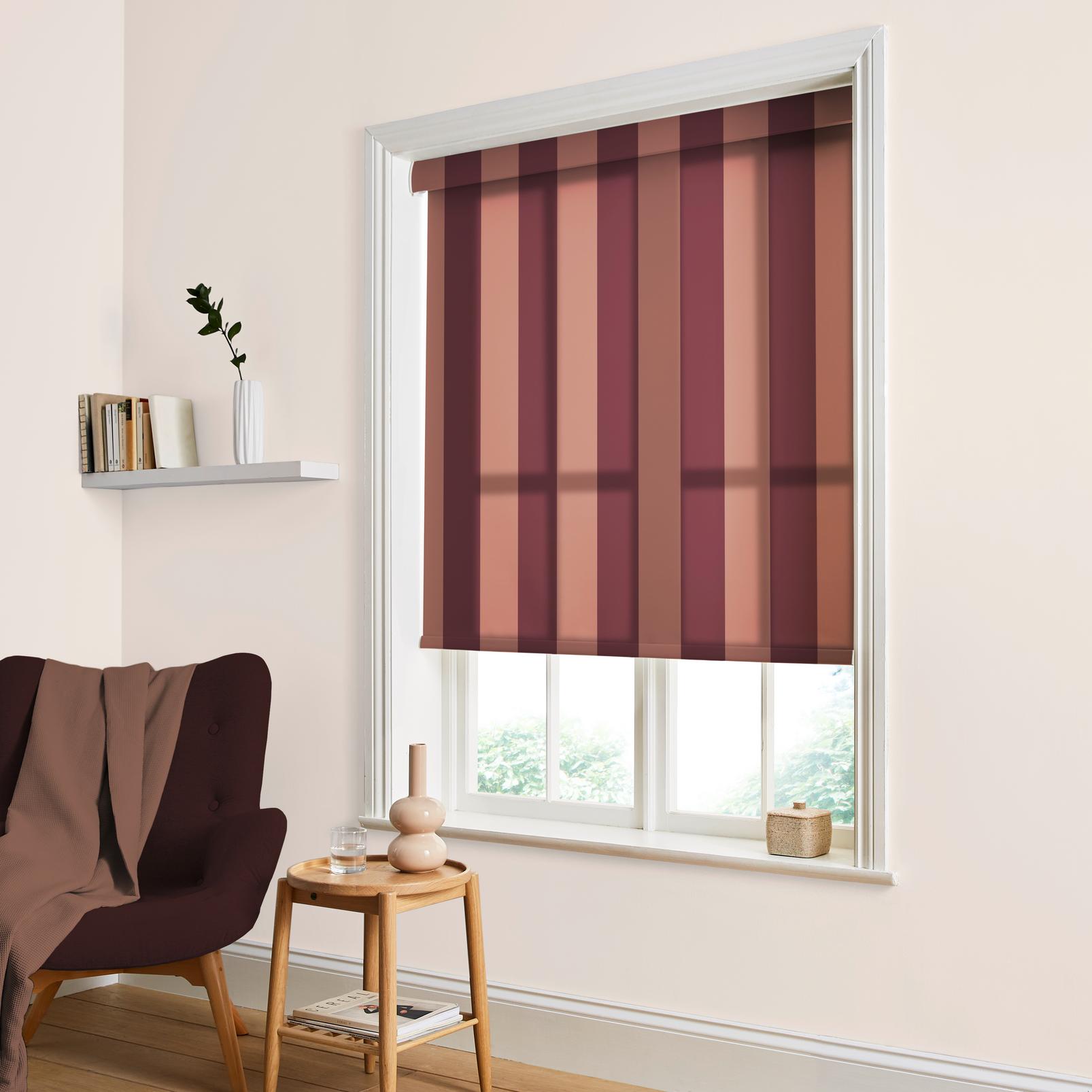 Équilibre Stripe Purple Roller Blind