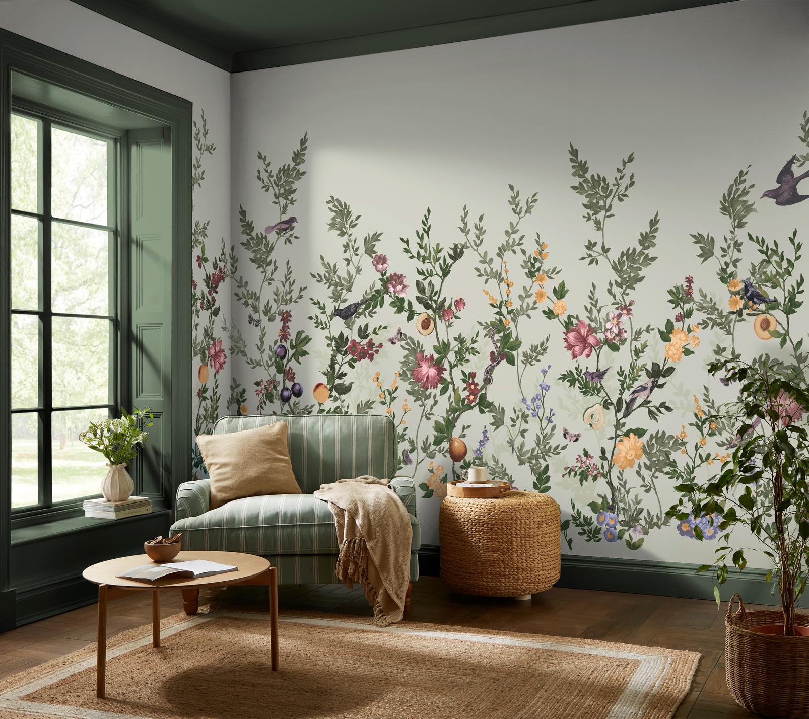 Allurium Sage Bespoke Mural
