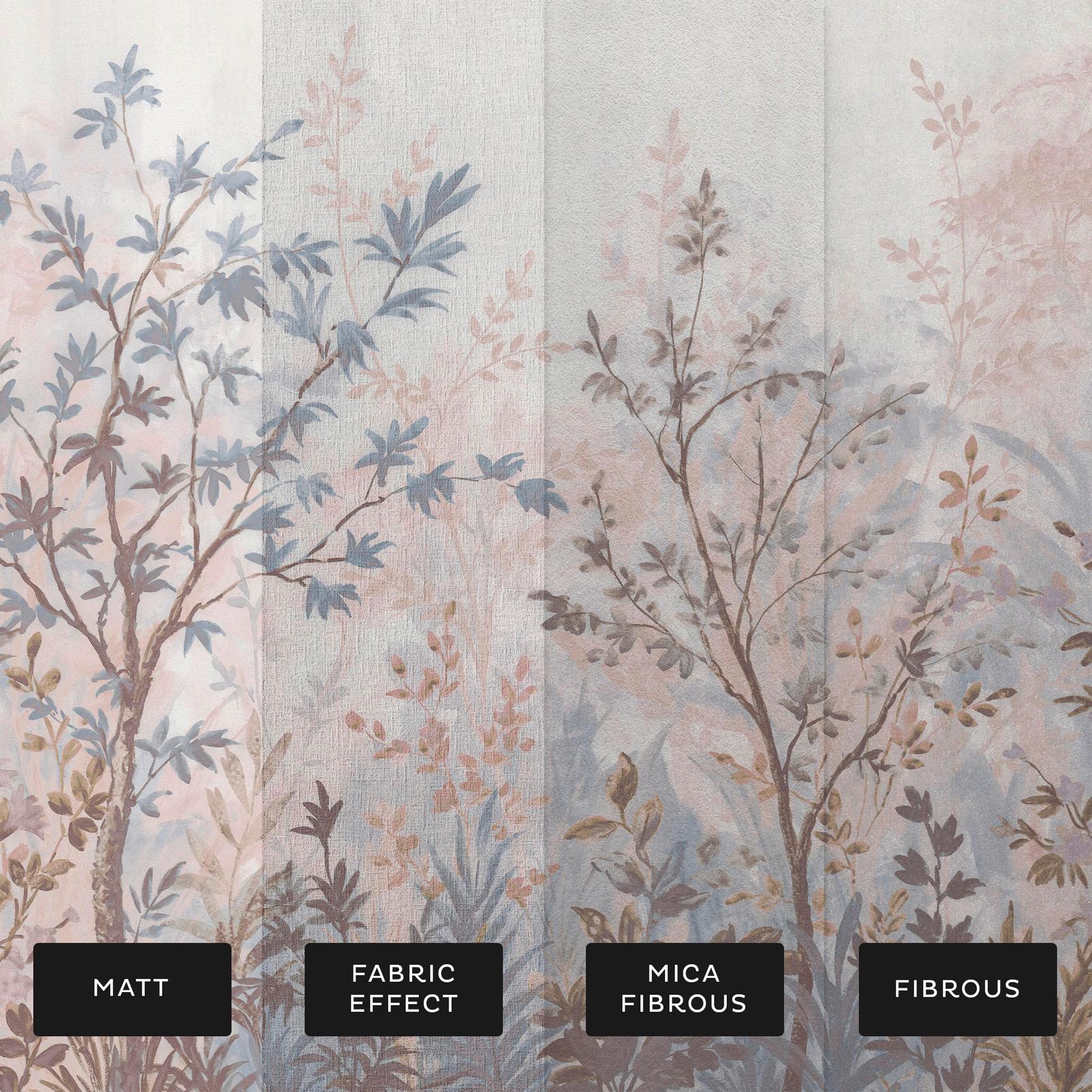 Forest in Bloom Pink & Blue Bespoke Mural Forest in Bloom Pink & Blue Bespoke Mural