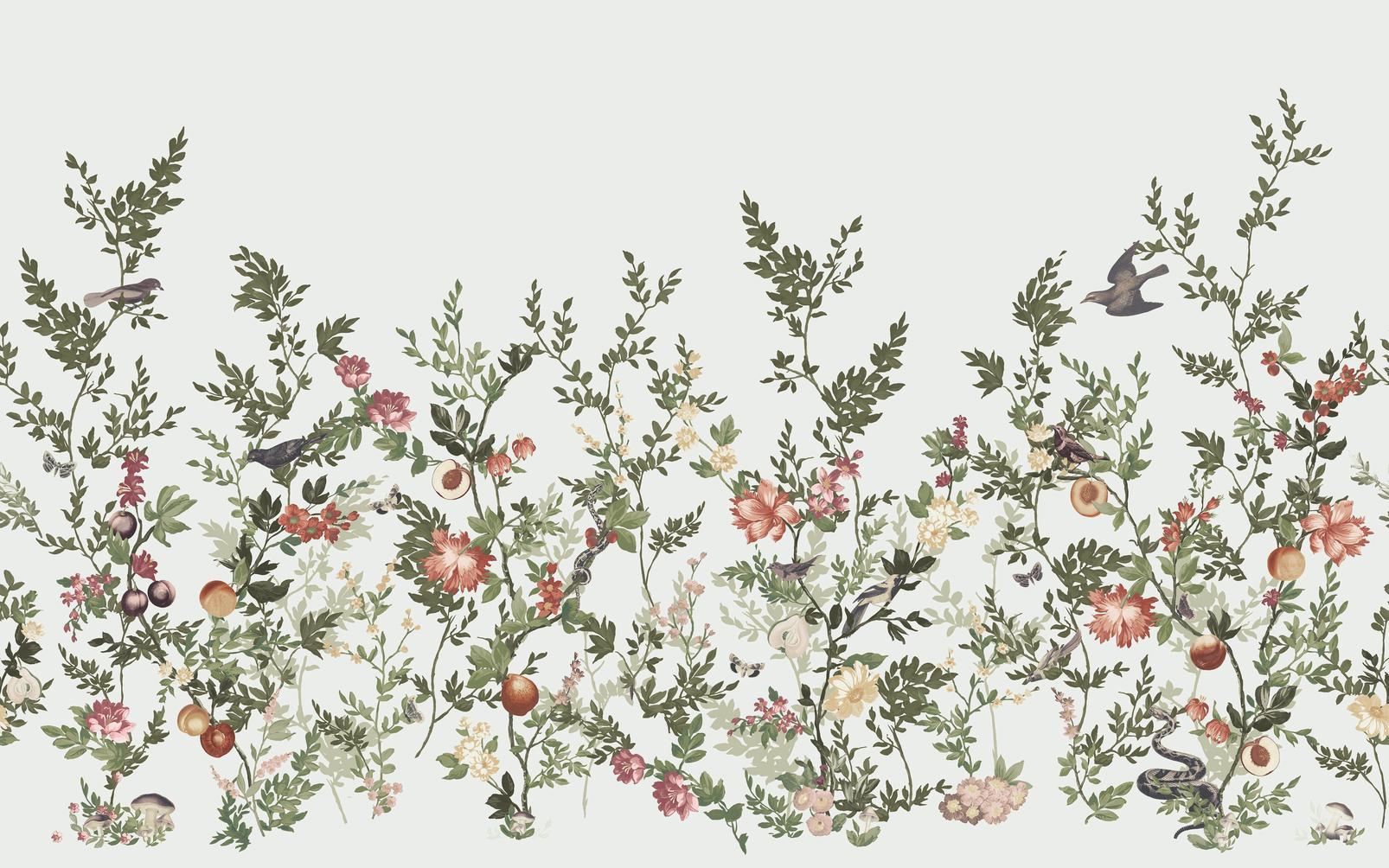 Allurium Soft Pink Bespoke Mural Allurium Soft Pink Bespoke Mural