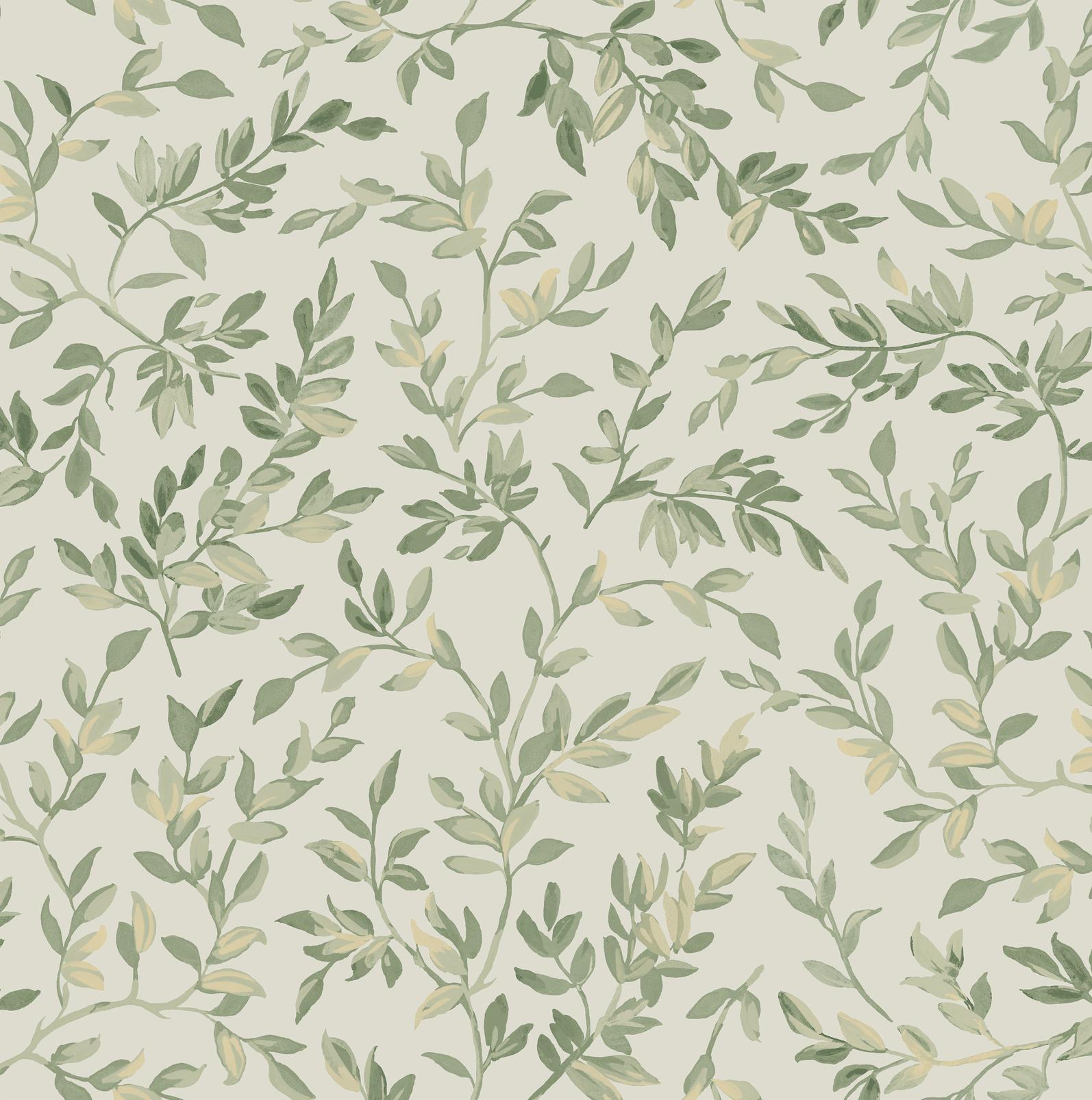 Archivist's Leaf Sage Wallpaper