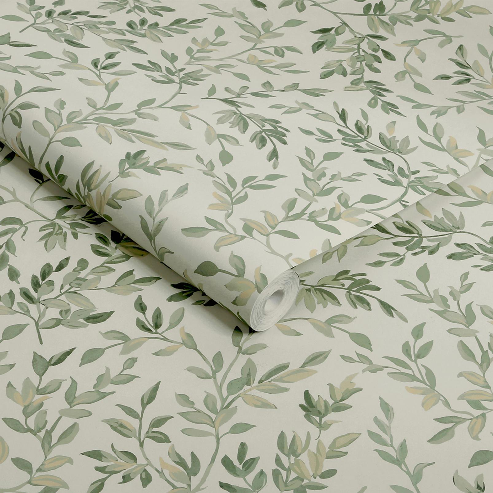 Archivist's Leaf Sage Wallpaper