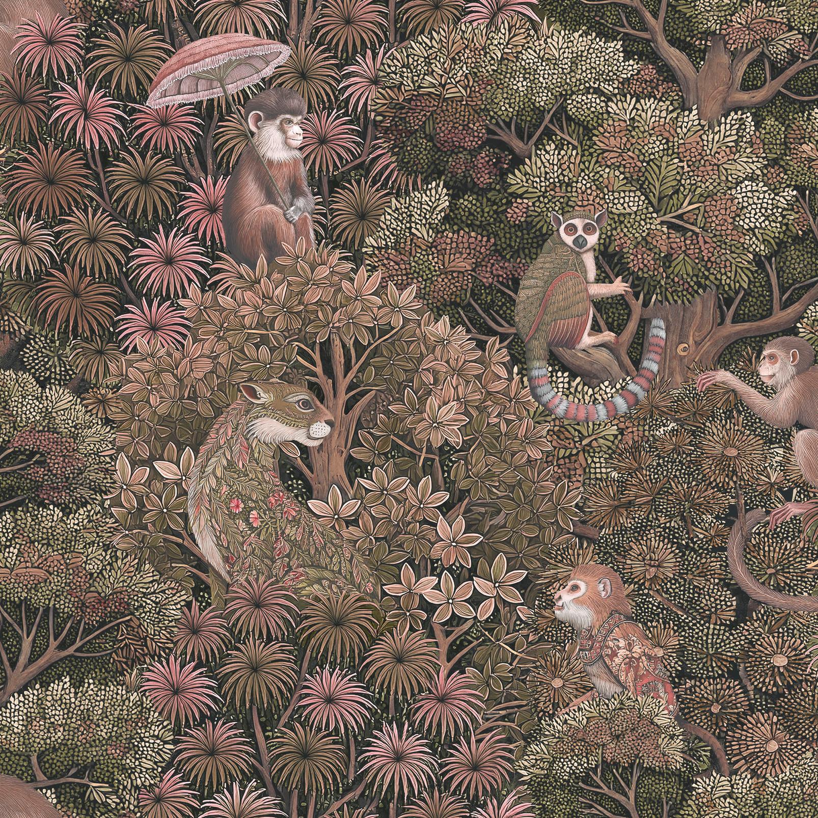 Treetop Troop Damson Wallpaper Treetop Troop Damson Wallpaper