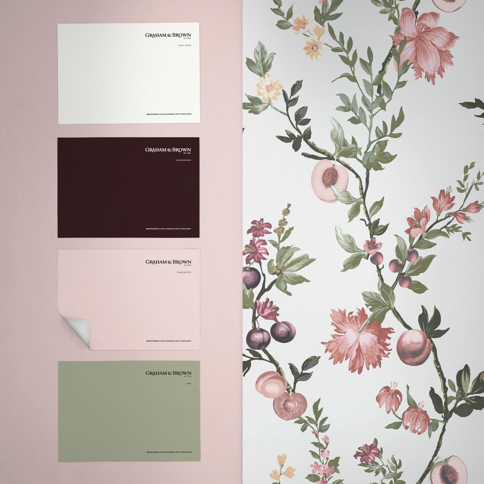 Allurium Soft Pink Wallpaper Allurium Soft Pink Wallpaper