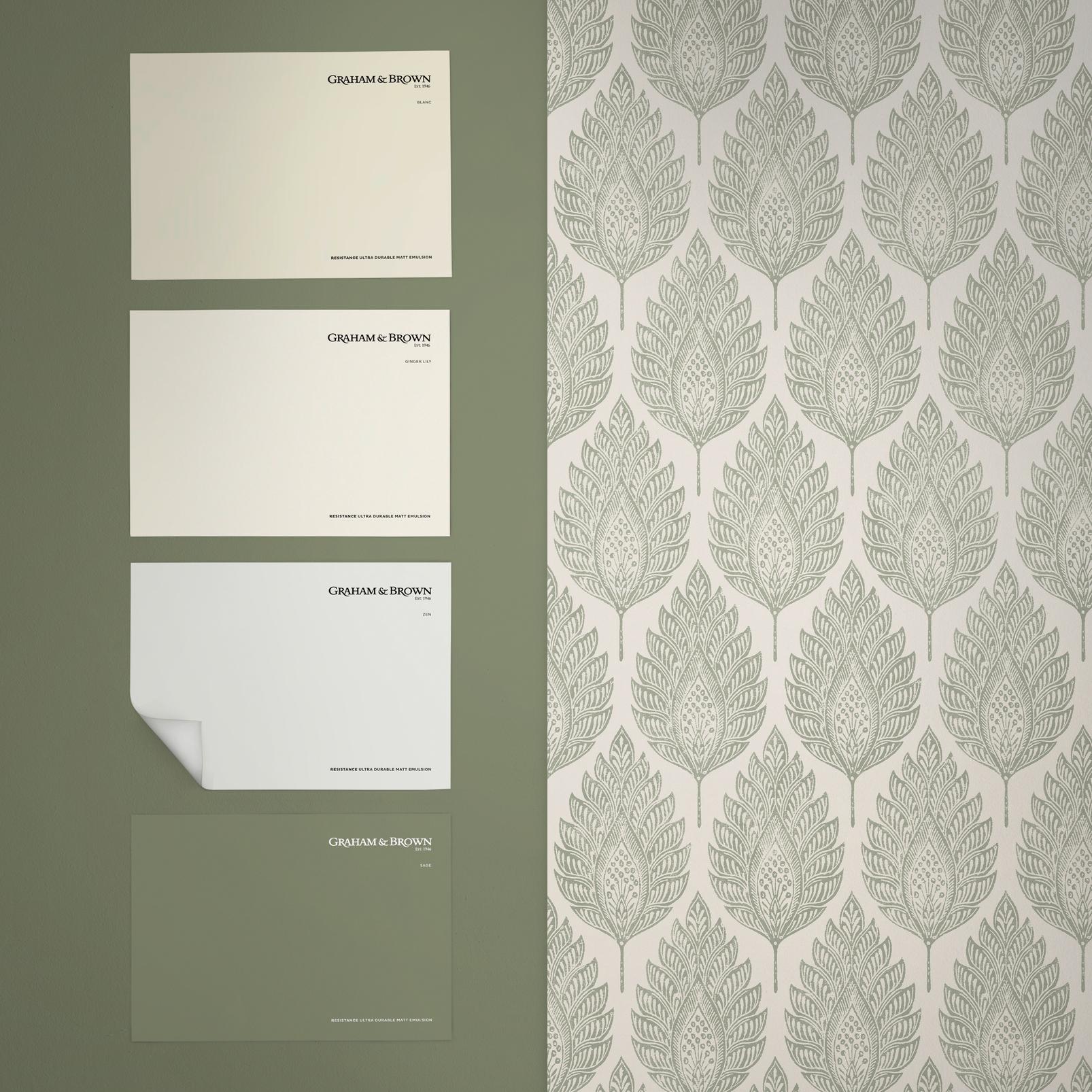 Flame Leaf Neutral Wallpaper Flame Leaf Neutral Wallpaper