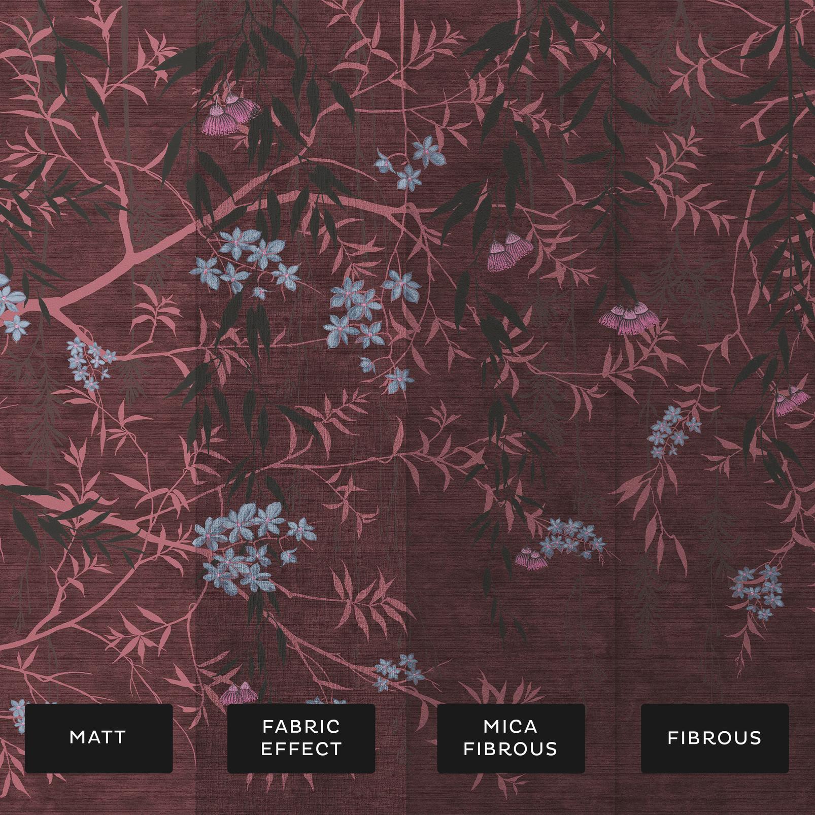 Obassia Damson Bespoke Mural Obassia Damson Bespoke Mural