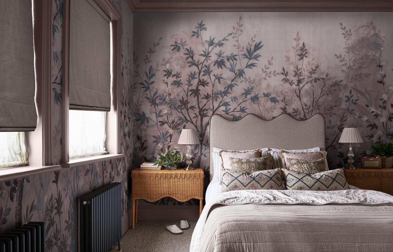 Forest in Bloom Blush Bespoke Mural
