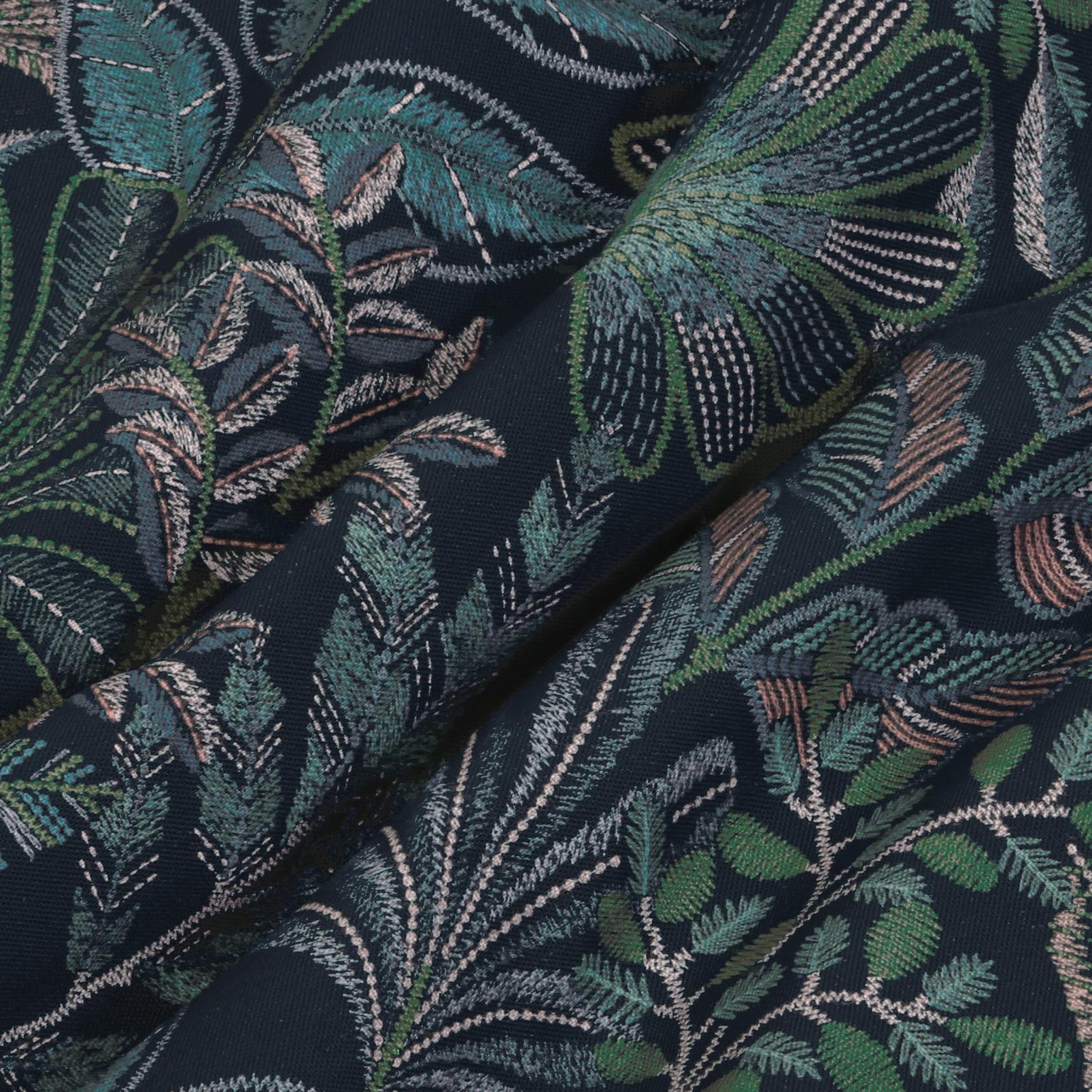 Vendura Weave Navy Curtain