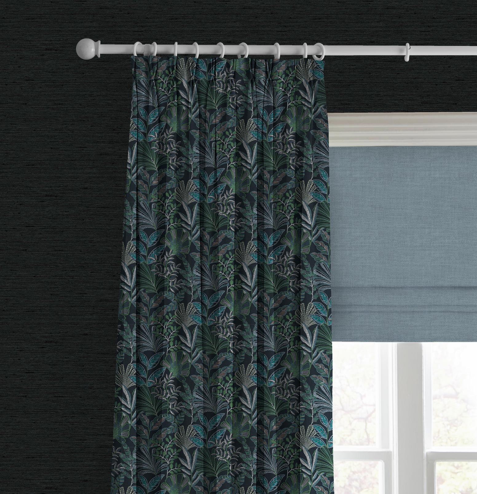 Vendura Weave Navy Curtain