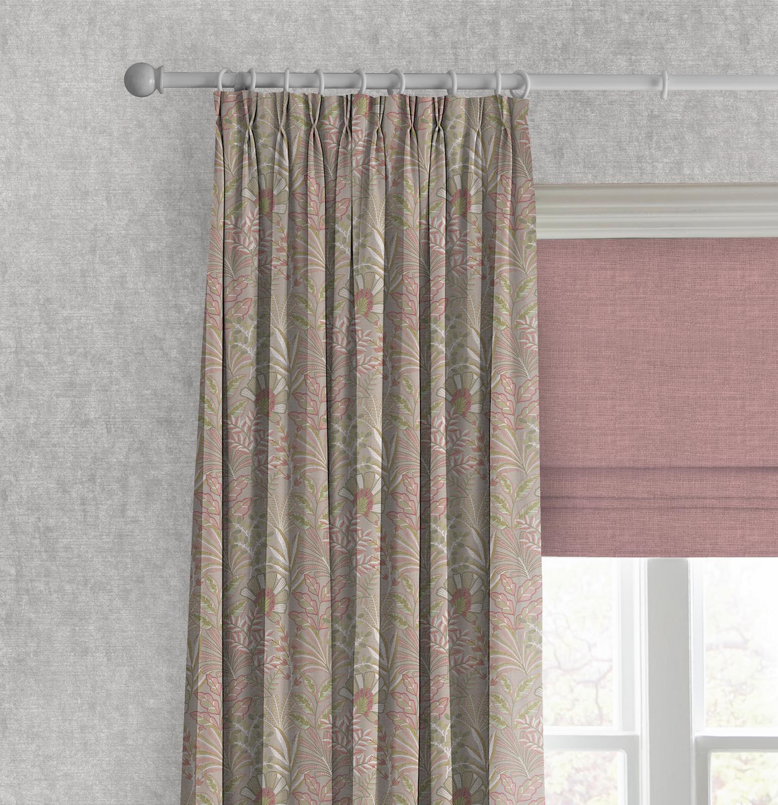 Vendura Weave Pink Curtain Vendura Weave Pink Curtain