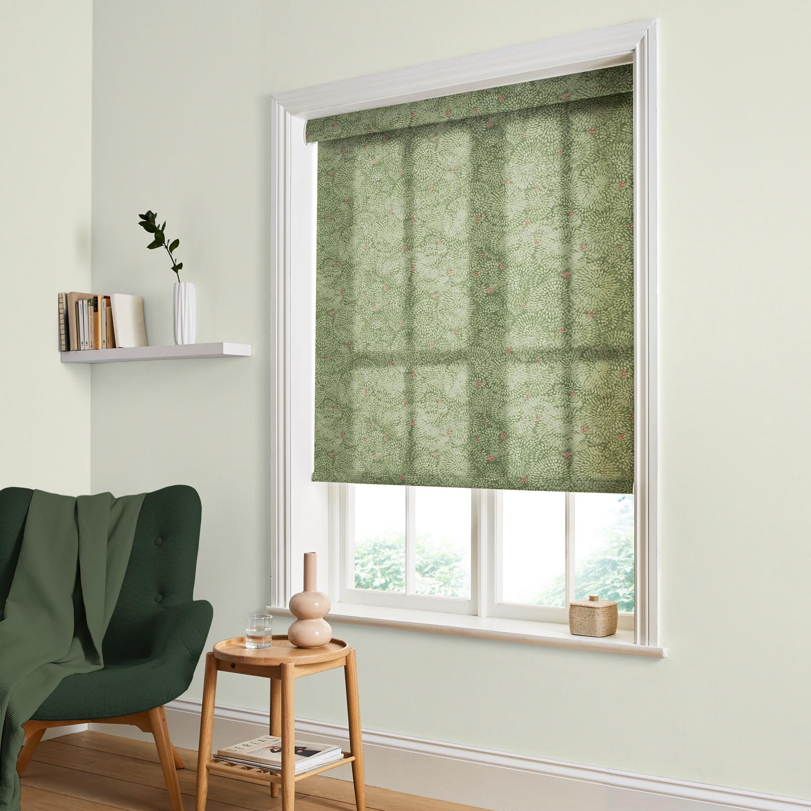 Above the Canopy Sage Roller Blind