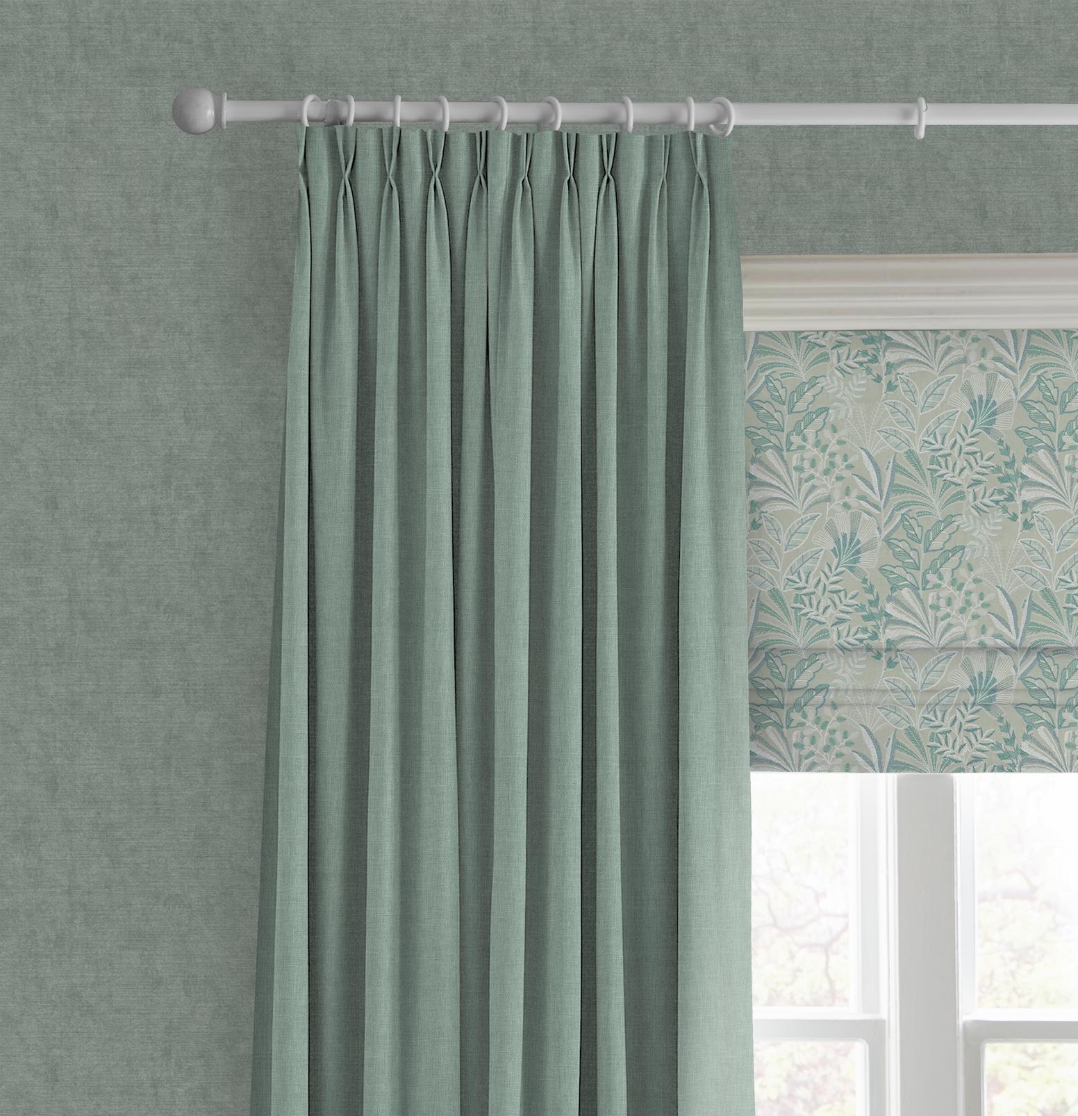 Vendura Weave Sky Blue Roman Blind Vendura Weave Sky Blue Roman Blind
