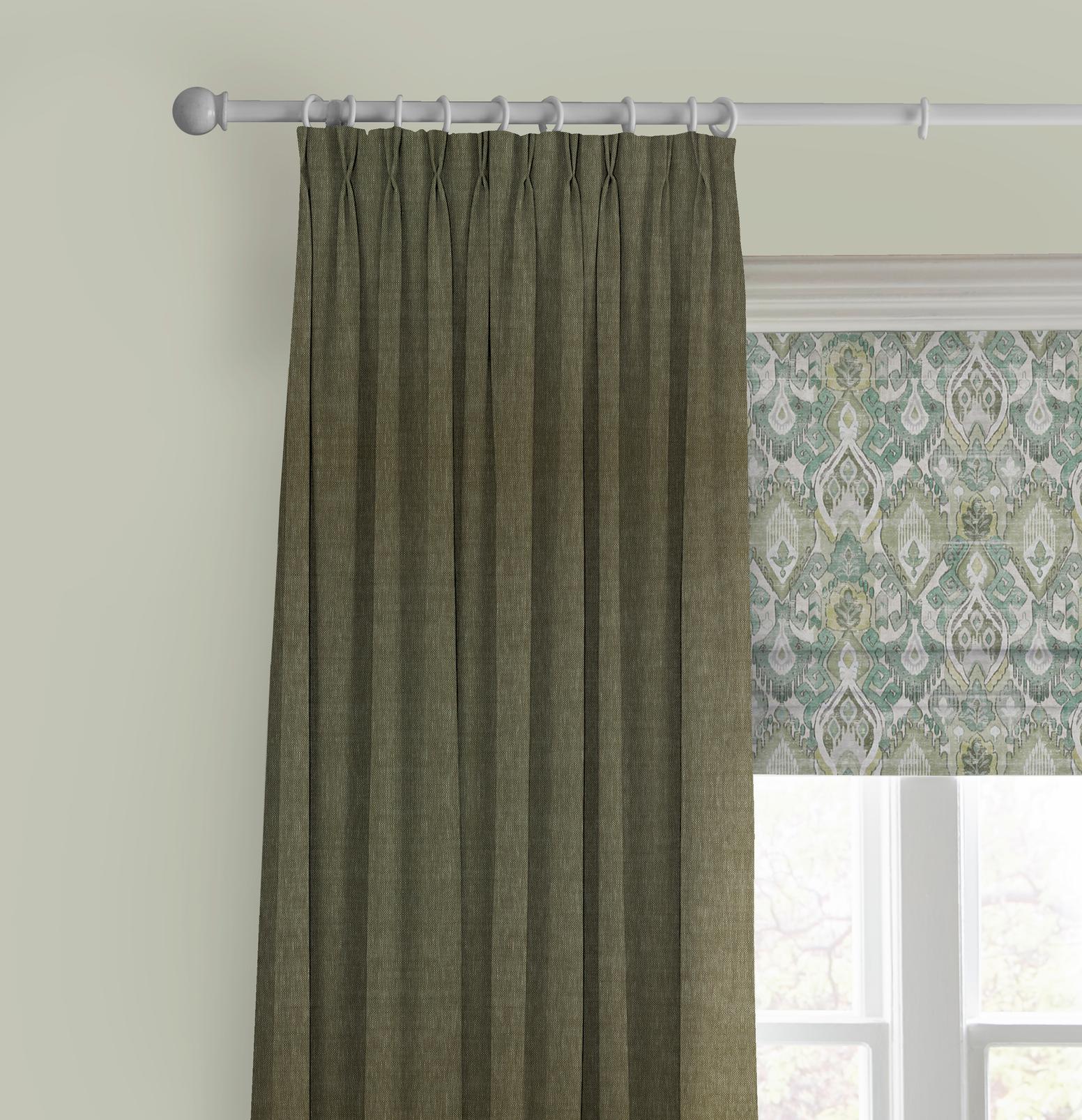 Daraee Tapestry Green Roman Blind Daraee Tapestry Green Roman Blind