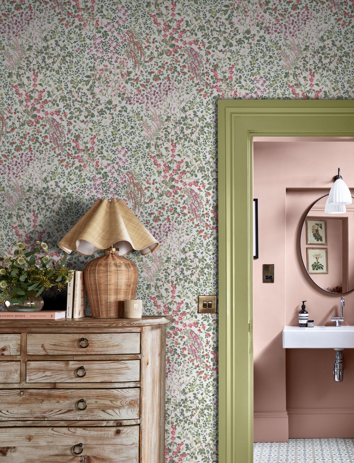 Painterly Flora Day Wallpaper