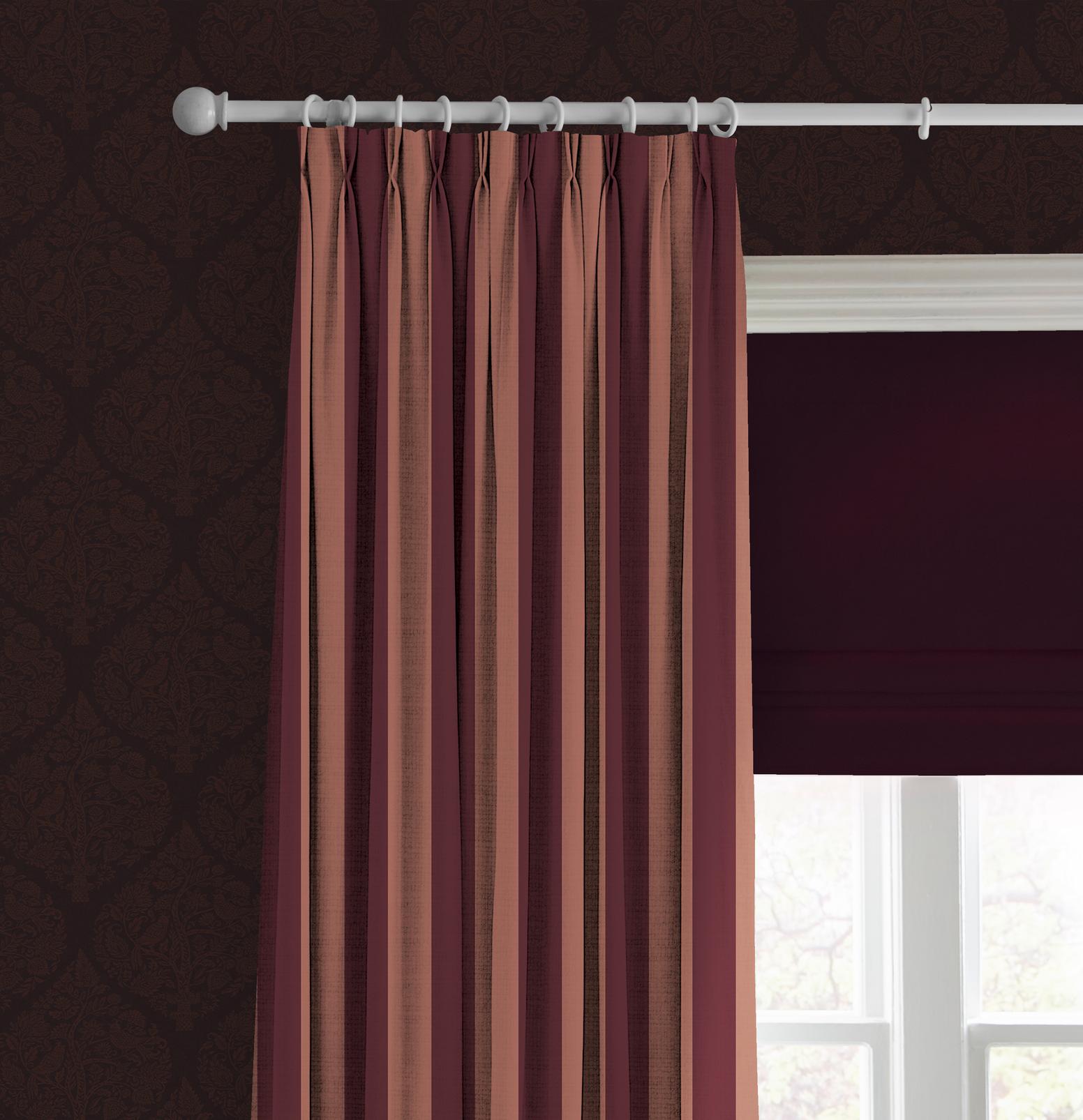 Équilibre Stripe Purple Curtain Équilibre Stripe Purple Curtain