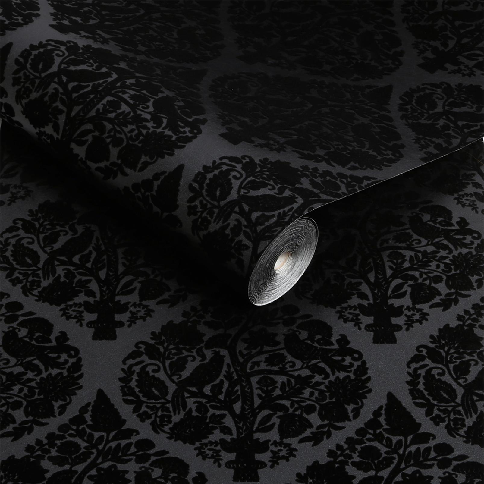 Woodland Fable Noir Wallpaper Woodland Fable Noir Wallpaper