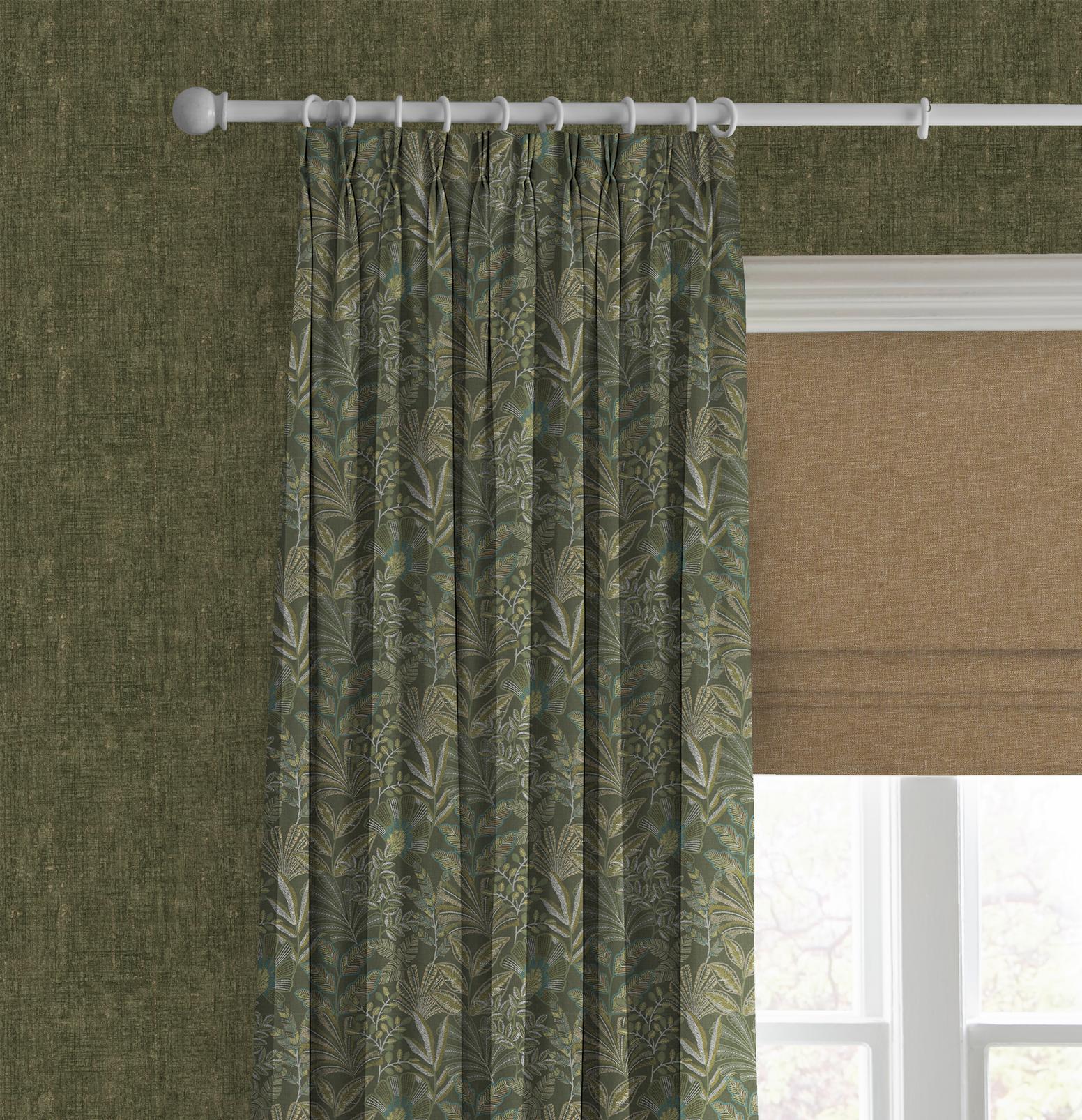 Vendura Weave Emerald Curtain Vendura Weave Emerald Curtain
