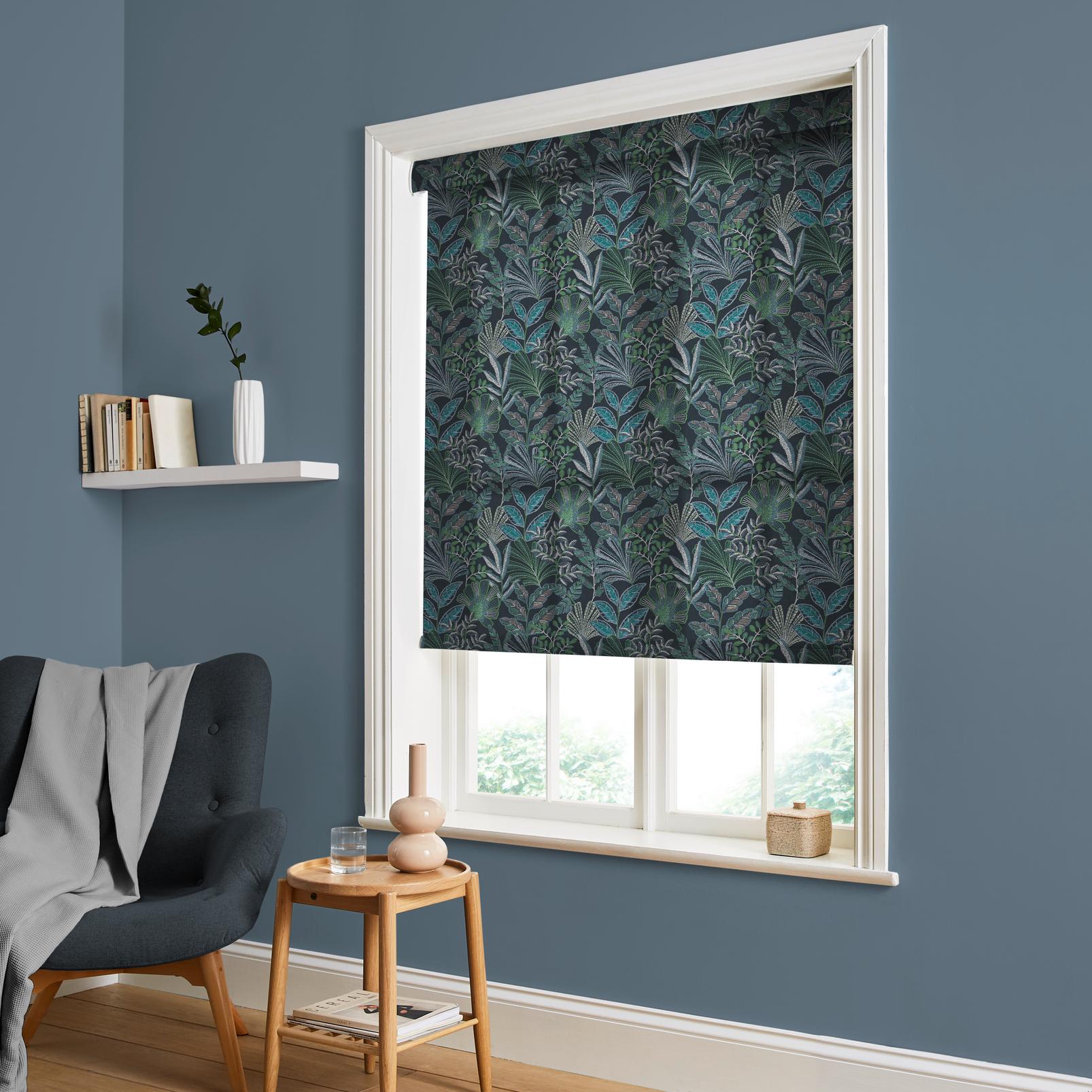 Vendura Weave Navy Roller Blind