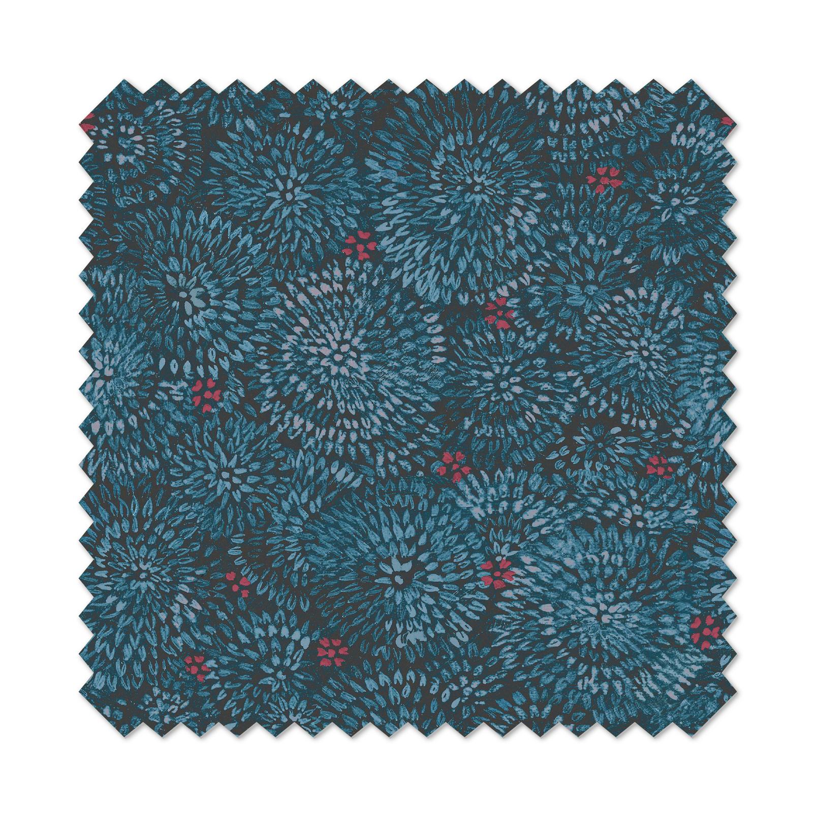 Above the Canopy Midnight  Navy Curtain